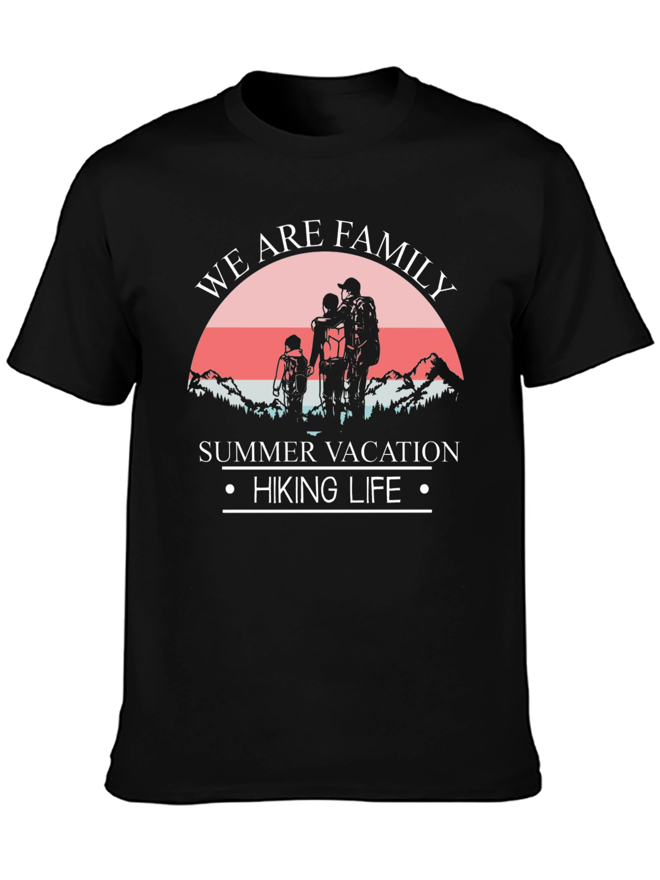 Family Hiking Vacation Tee