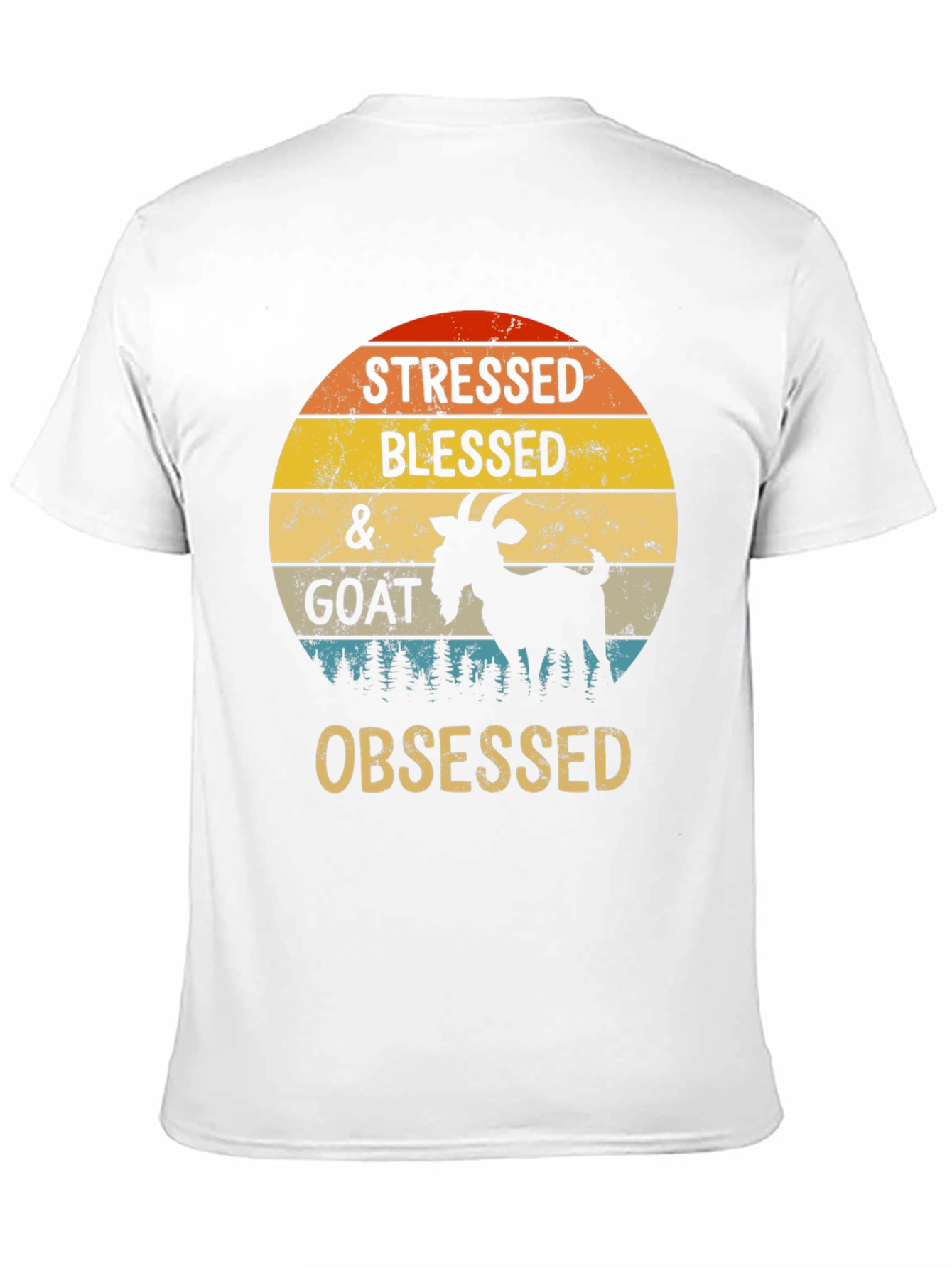 Stressed Blessed & Goat Obsessed T-Shirt