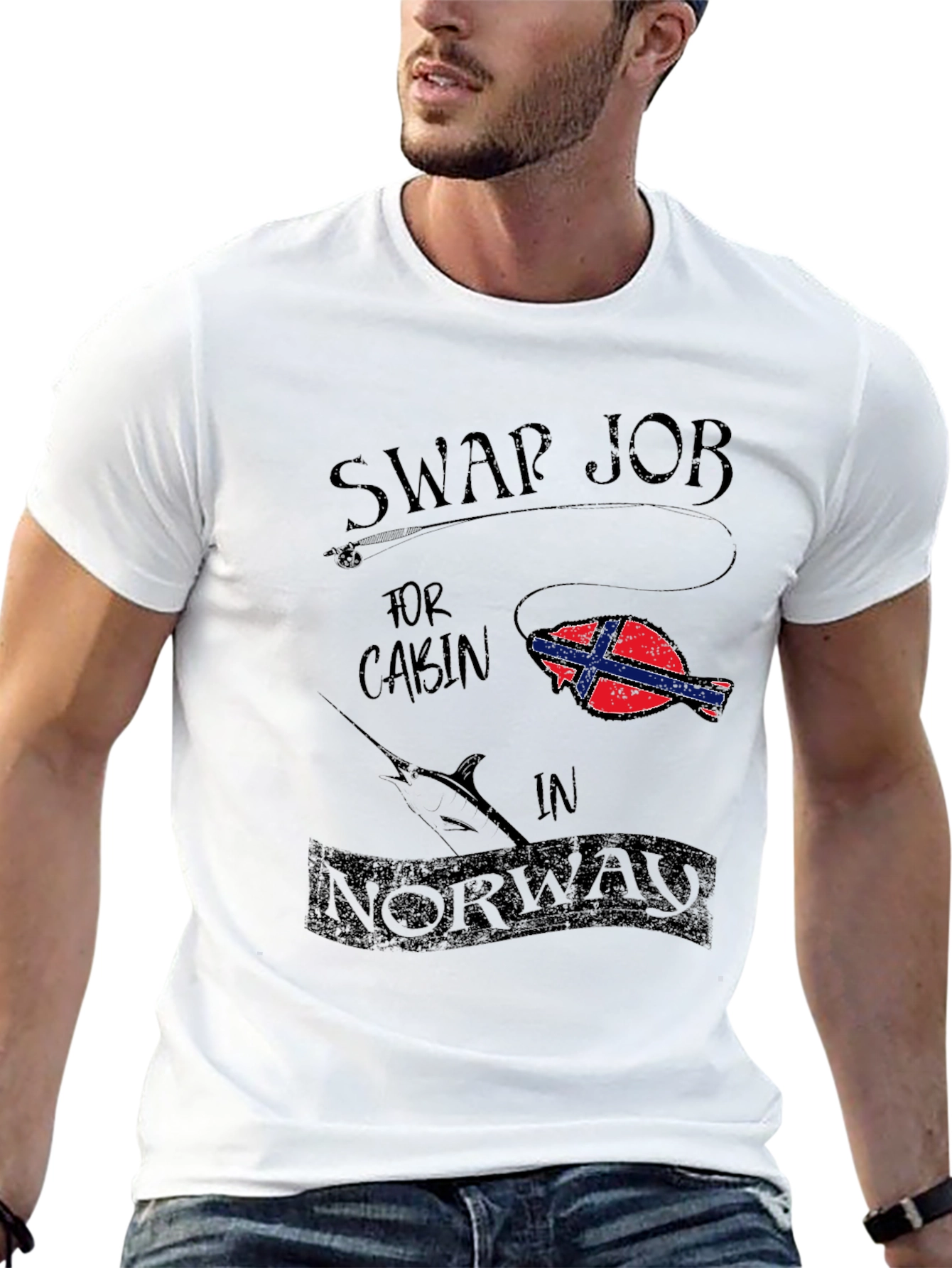 Swap Job For Cabin Norway T-Shirt