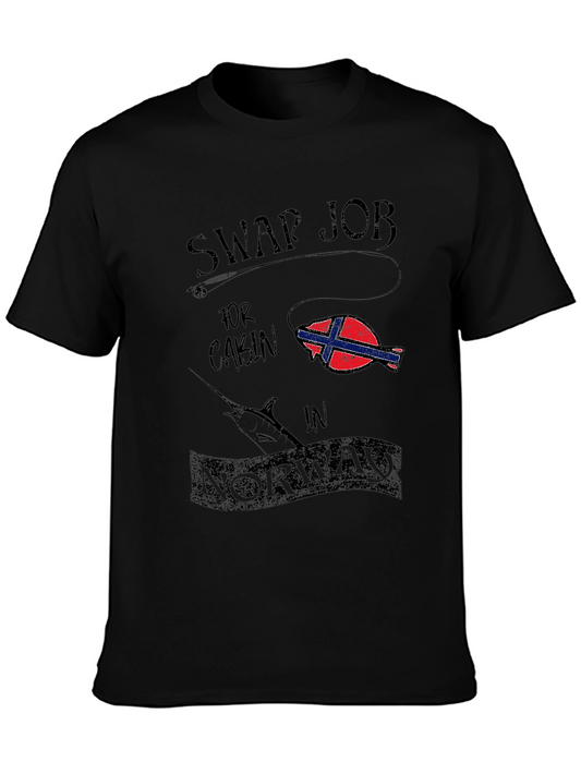 Swap Job For Cabin Norway T-Shirt