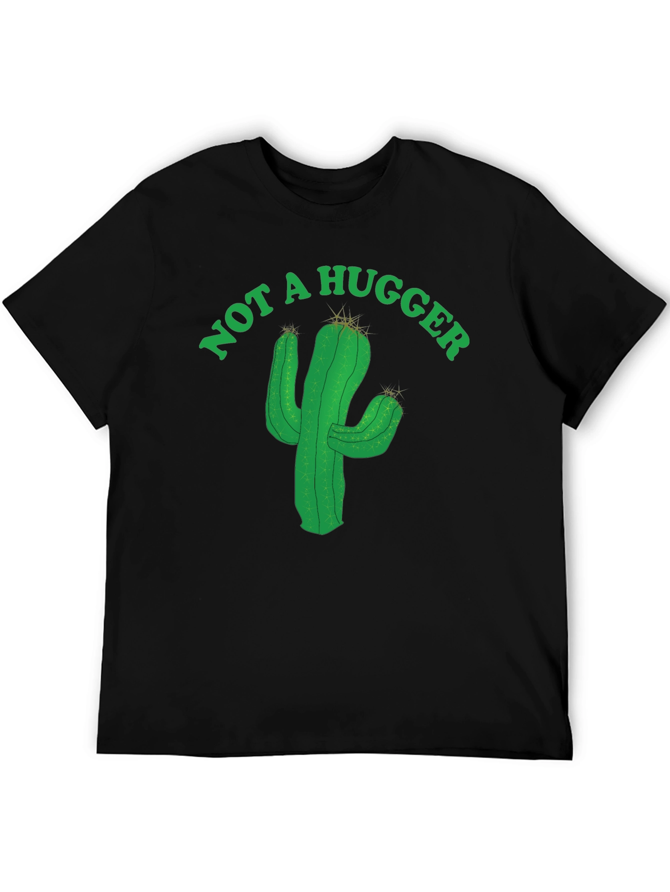 Not A Hugger Cactus Graphic Tee