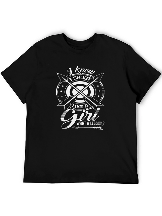 I Shoot Like a Girl T-Shirt - Archery Design