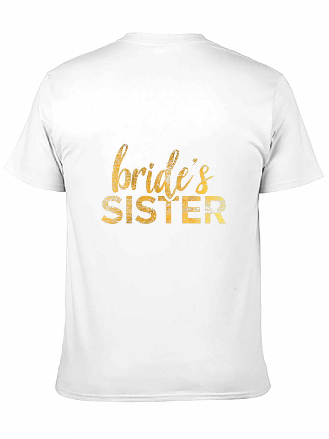 Brides Sister T-Shirt - Wedding Party Apparel