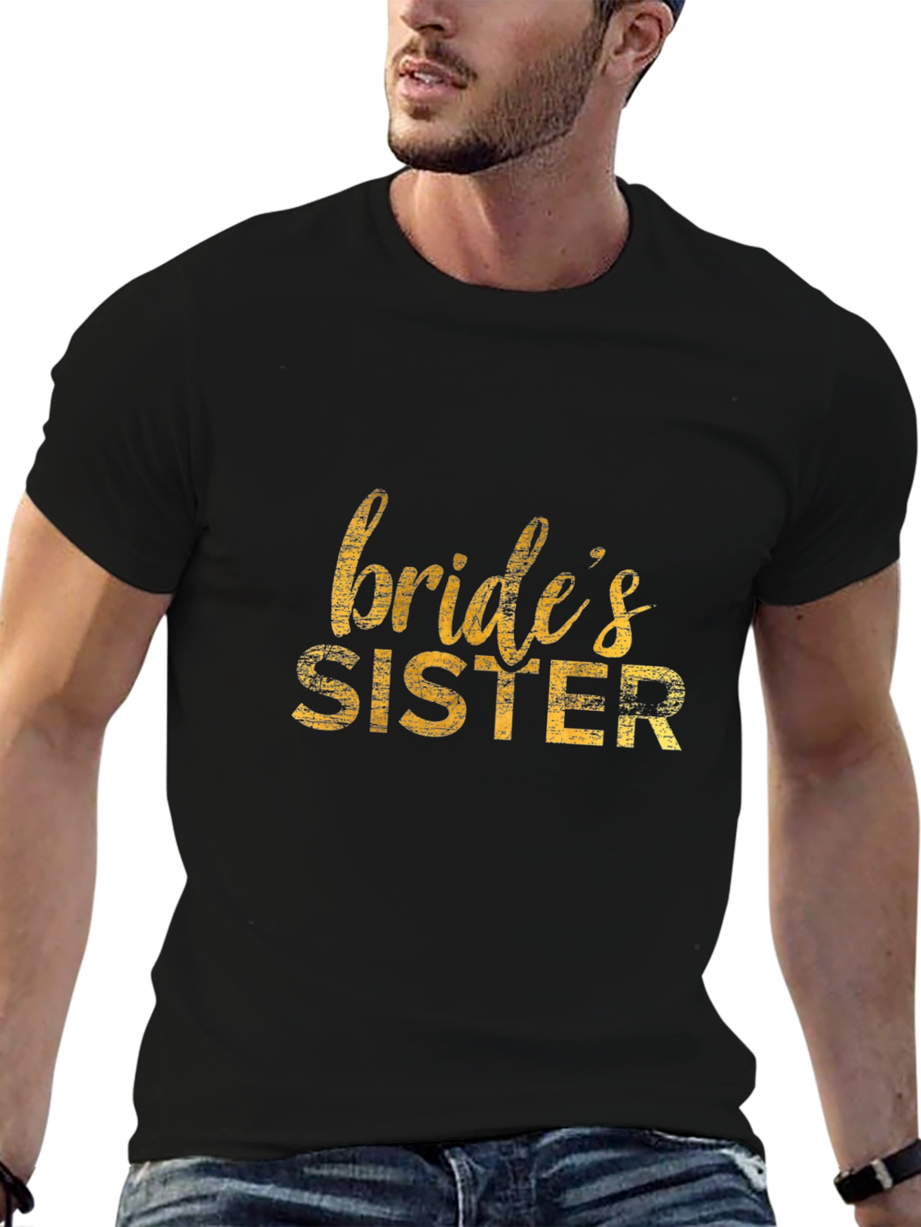 Brides Sister T-Shirt - Wedding Party Apparel