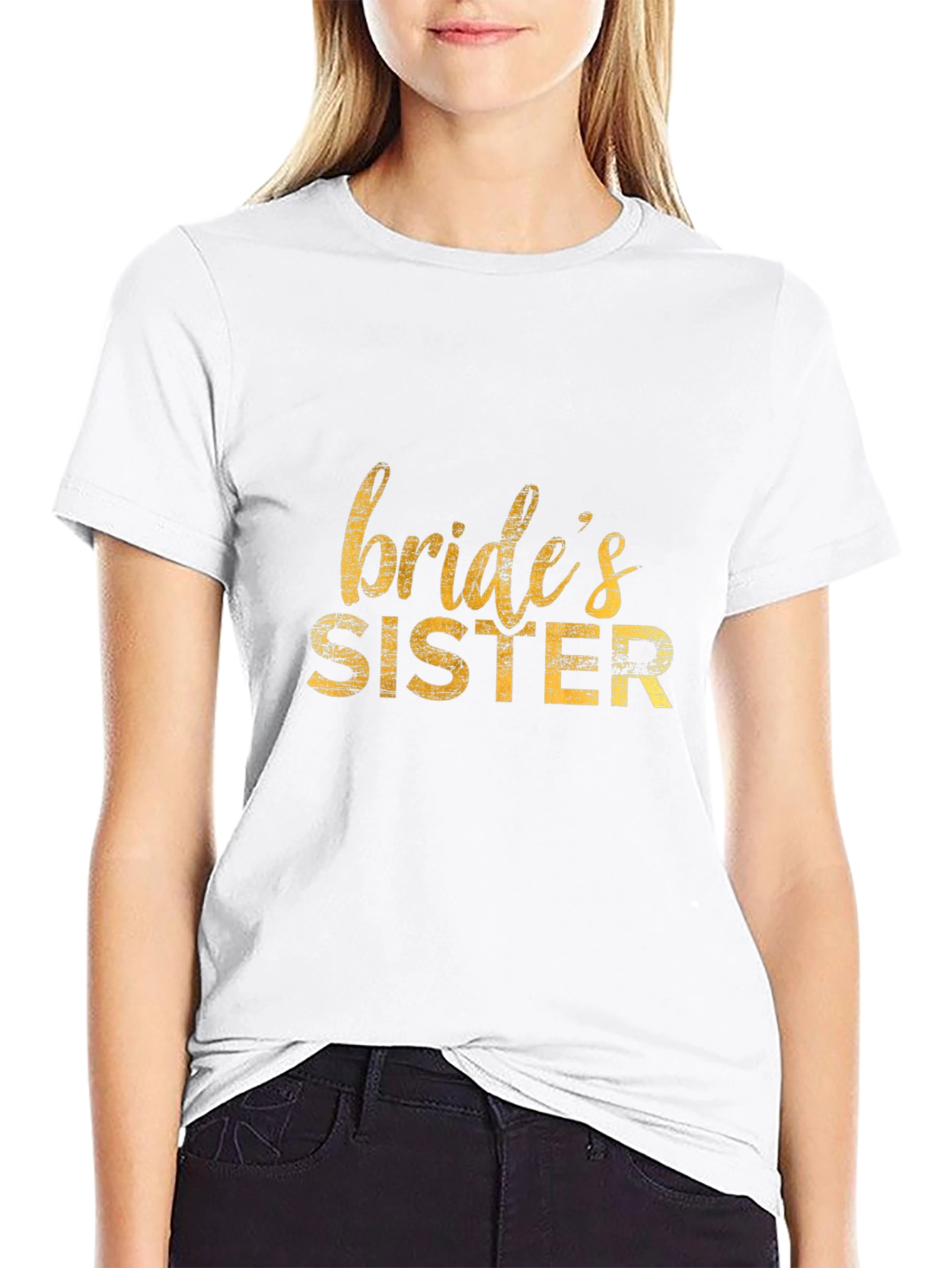 Brides Sister T-Shirt - Wedding Party Apparel