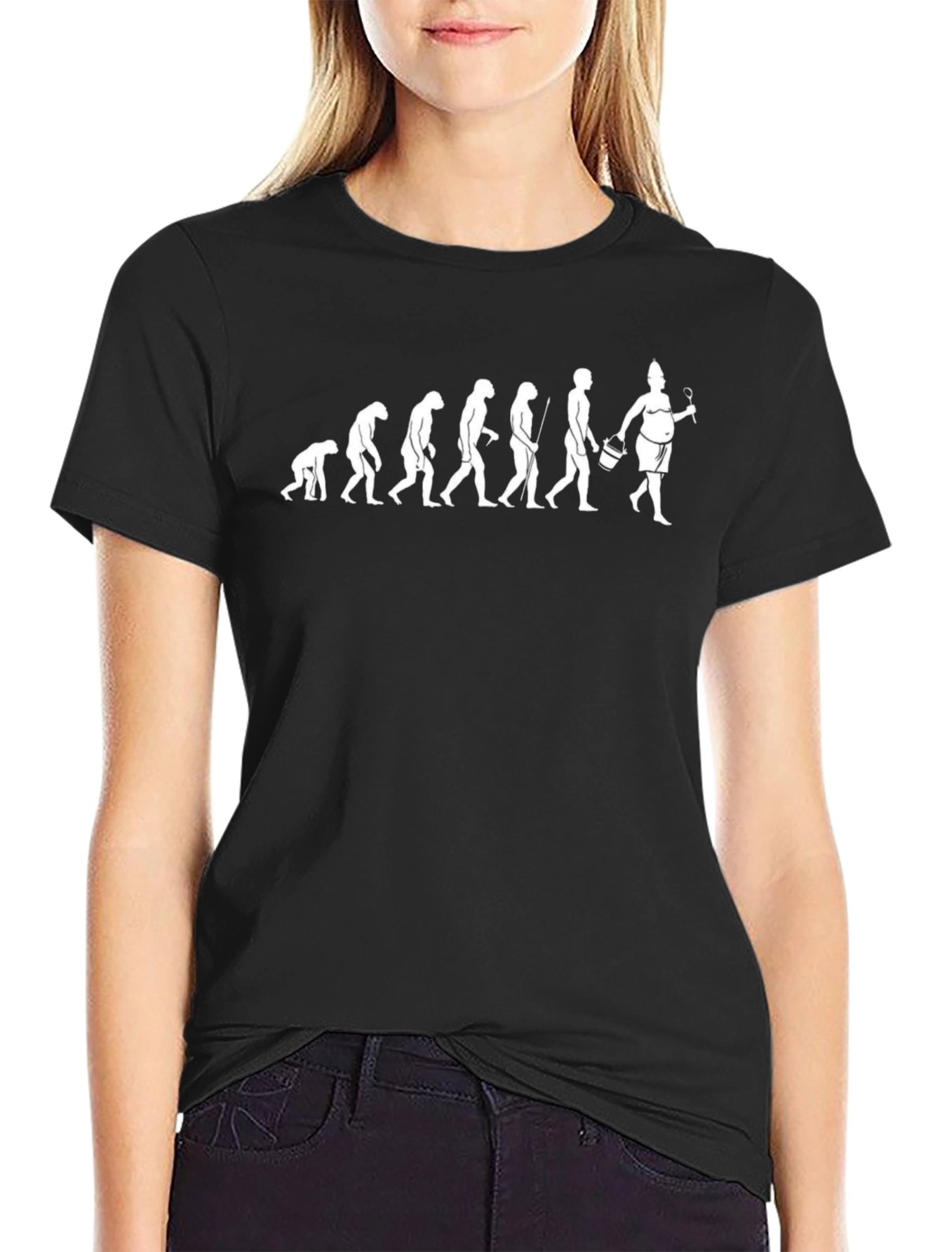 Evolution of the Tailgater Black T-Shirt