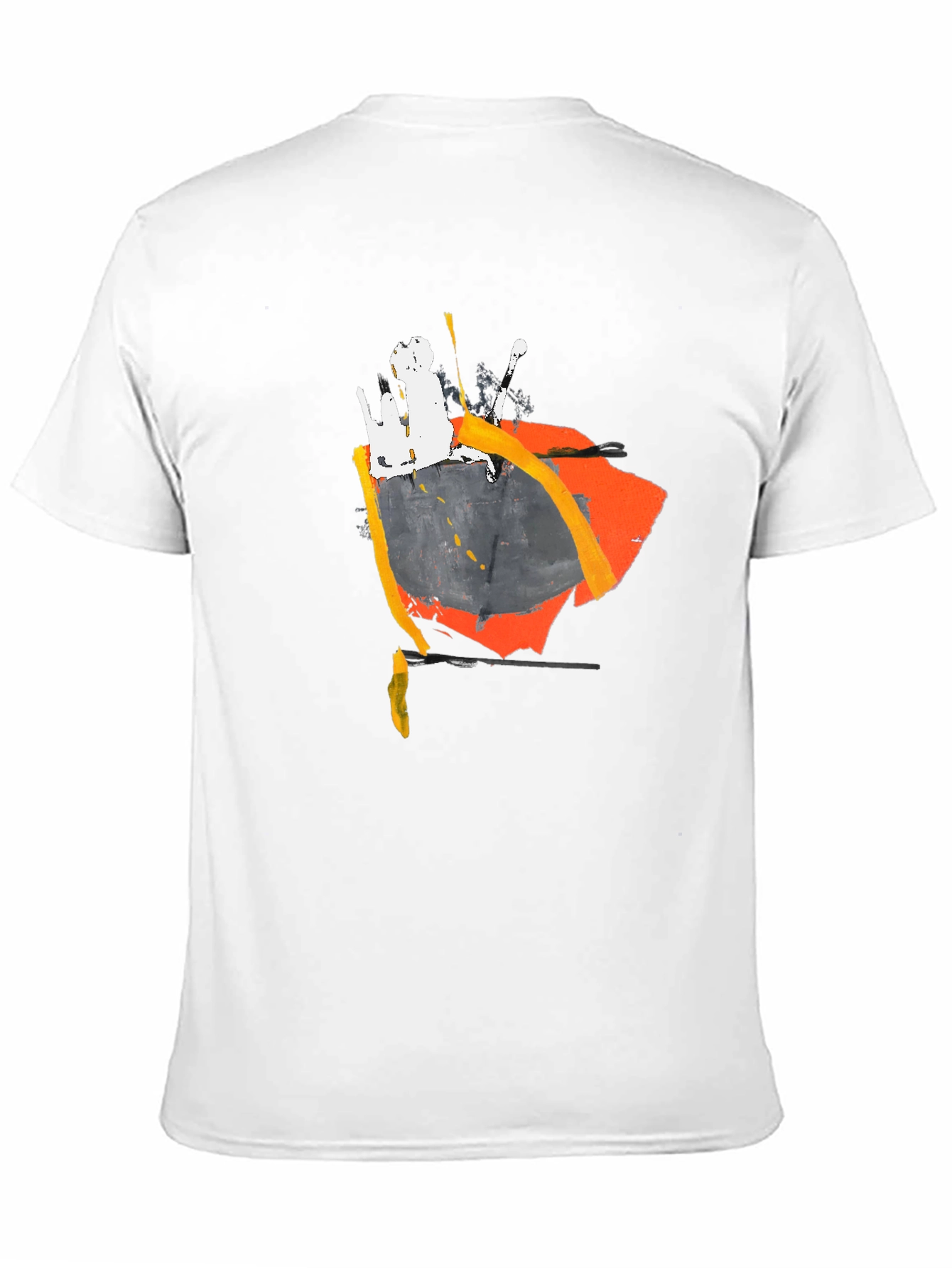 Abstract Art Black T-Shirt