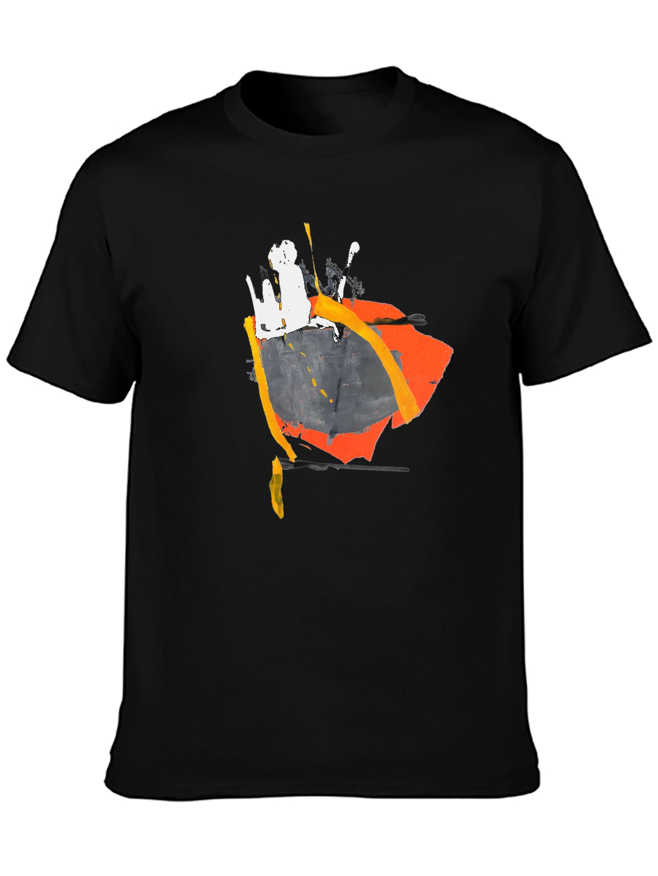 Abstract Art Black T-Shirt