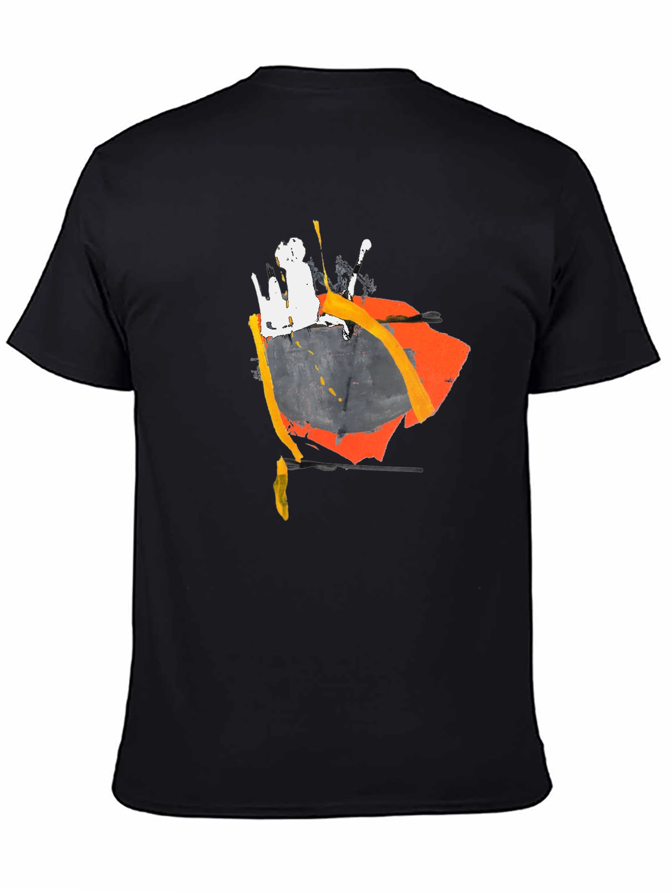 Abstract Art Black T-Shirt