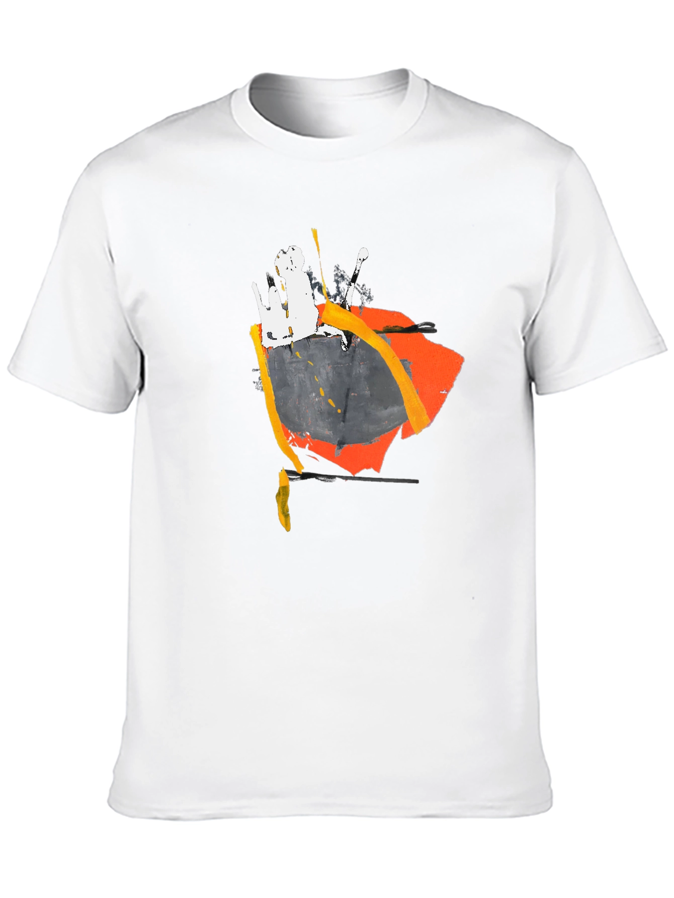 Abstract Art Black T-Shirt