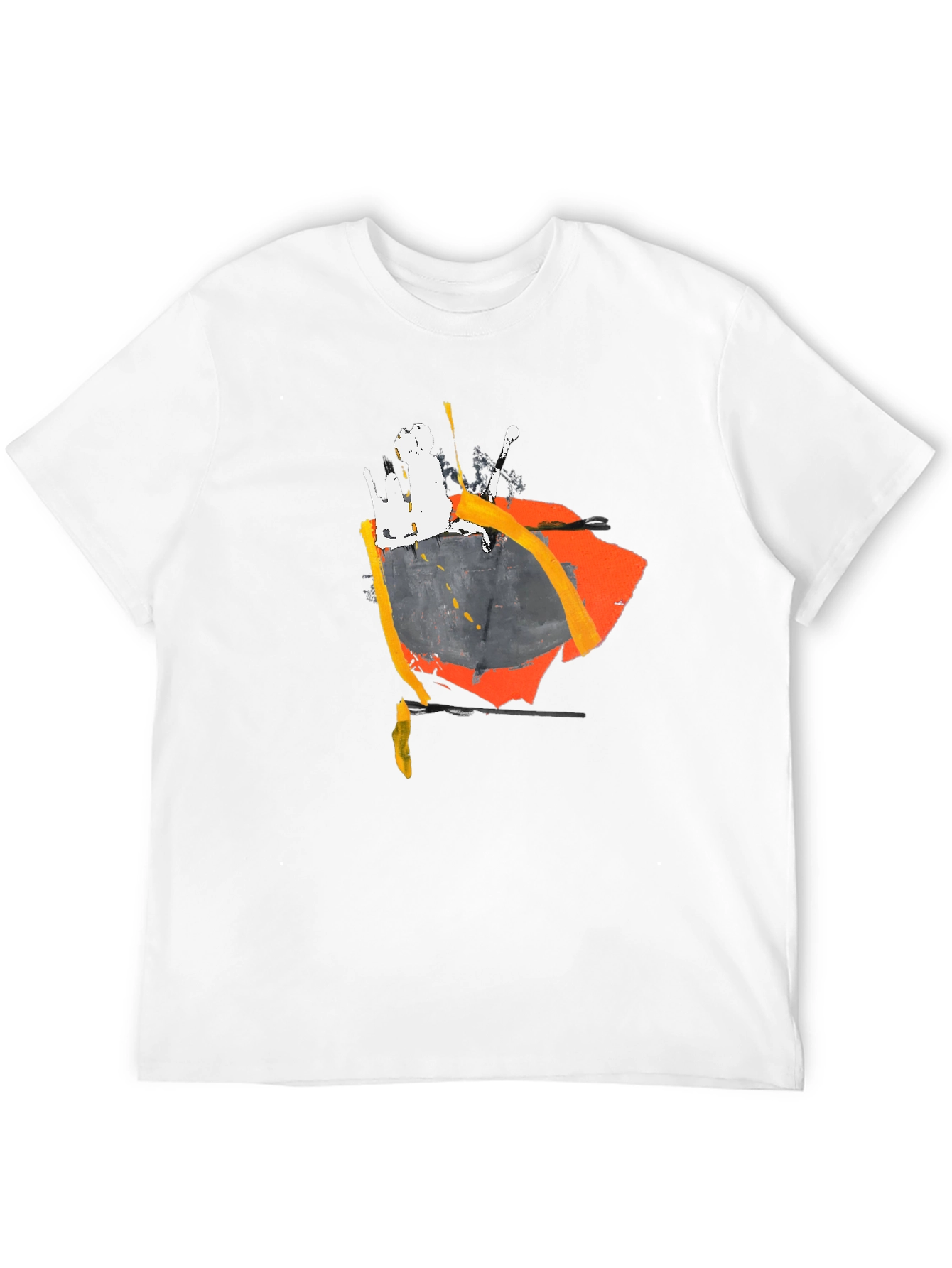 Abstract Art Black T-Shirt