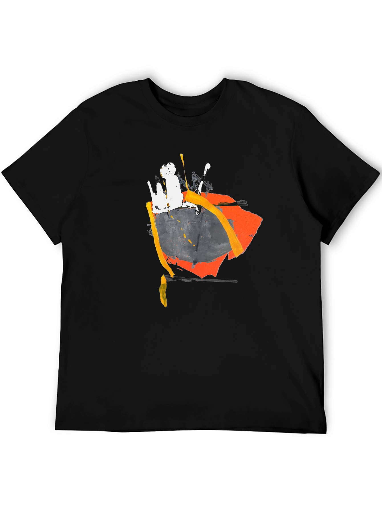 Abstract Art Black T-Shirt