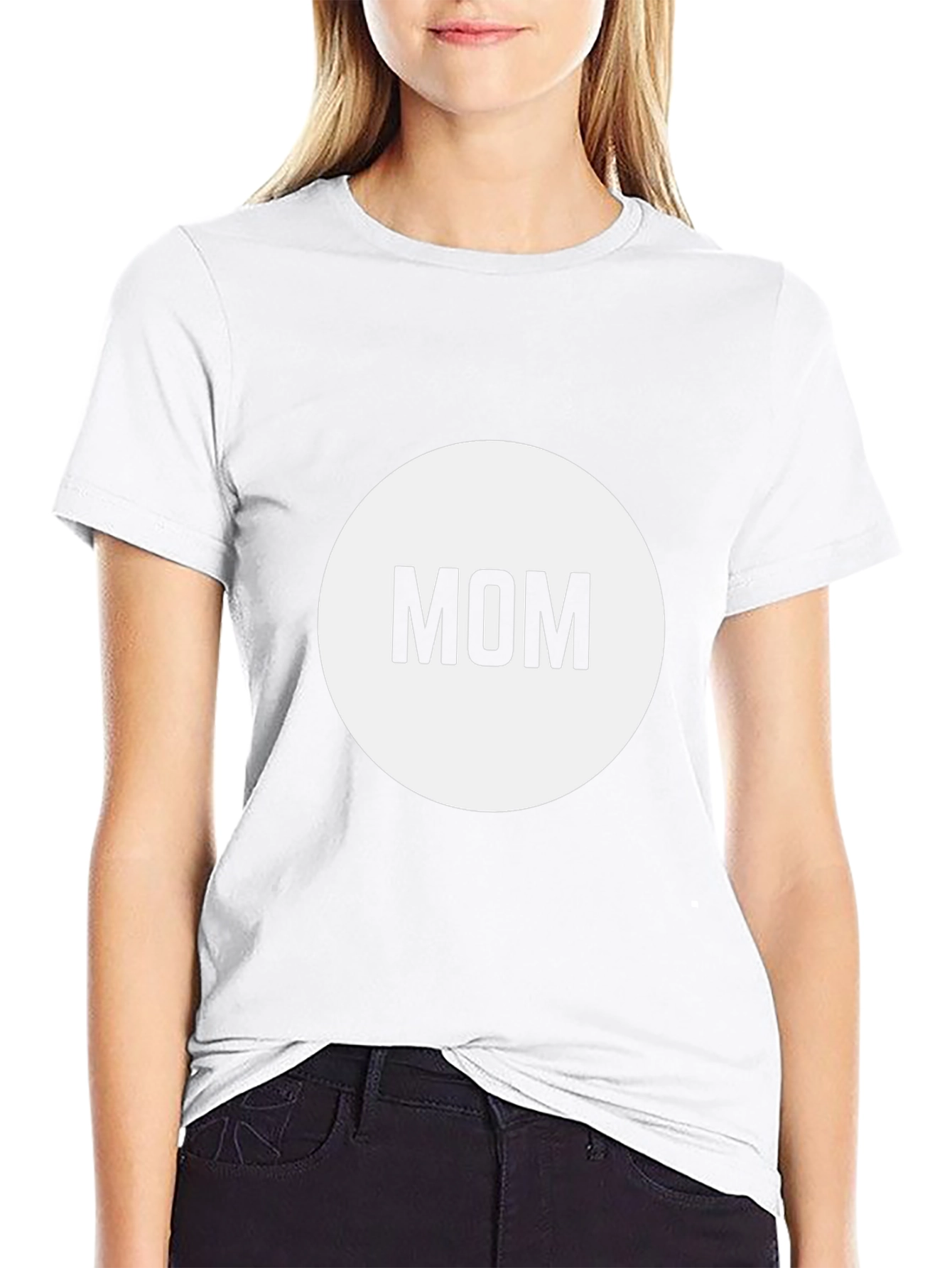 Cool Mom T-Shirt - Round Graphic Tee