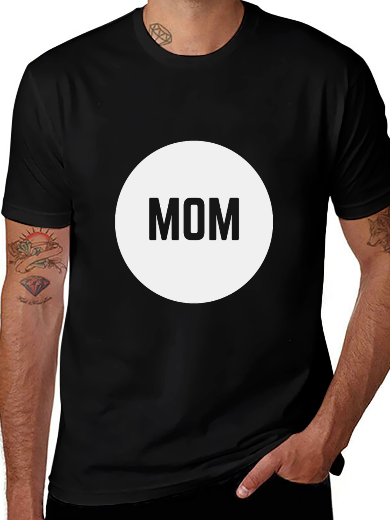 Cool Mom T-Shirt - Round Graphic Tee