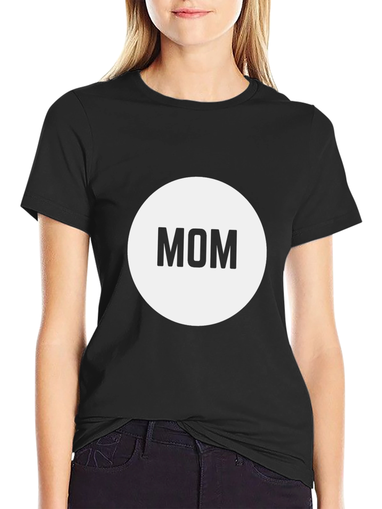 Cool Mom T-Shirt - Round Graphic Tee