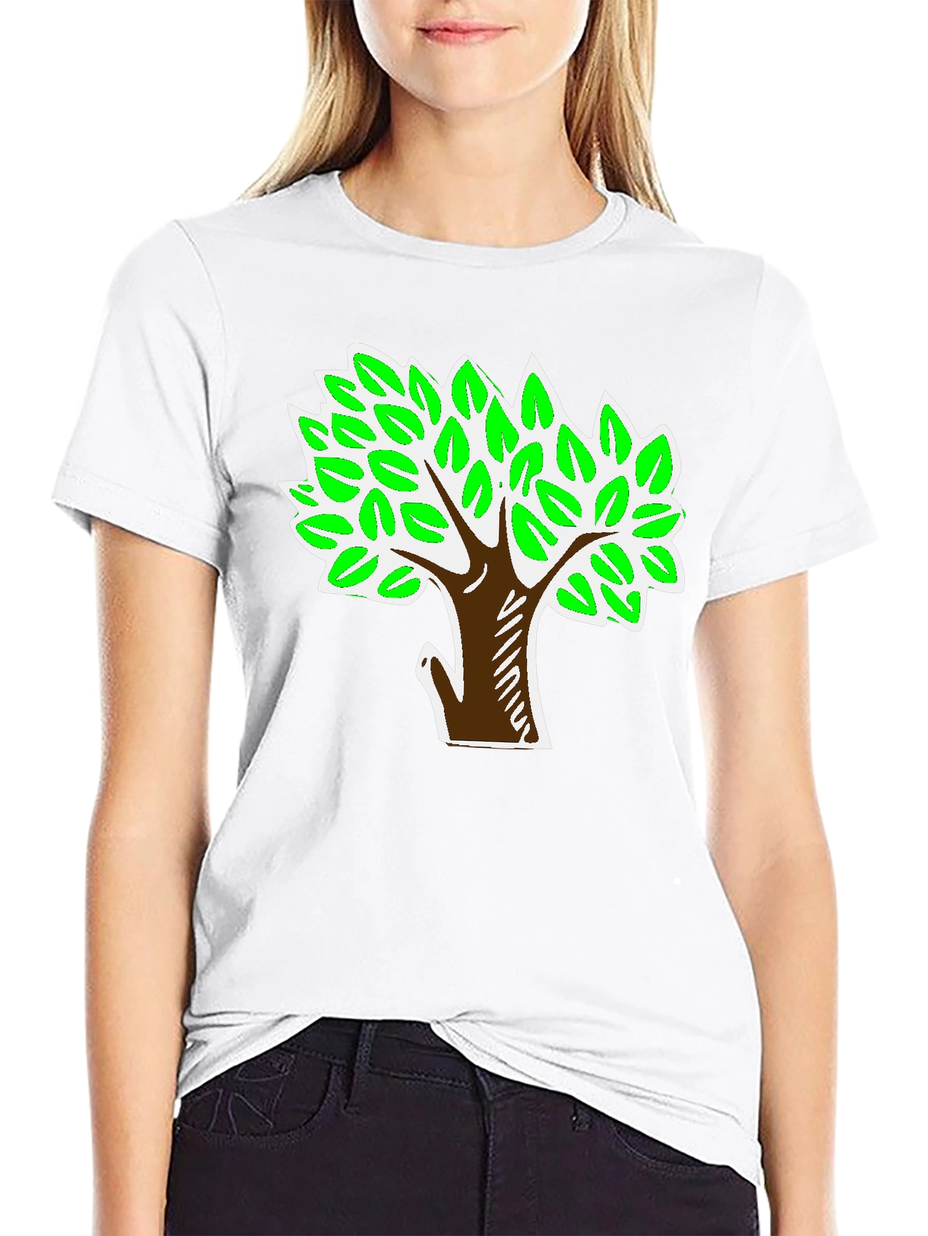Tree Graphic Black T-Shirt