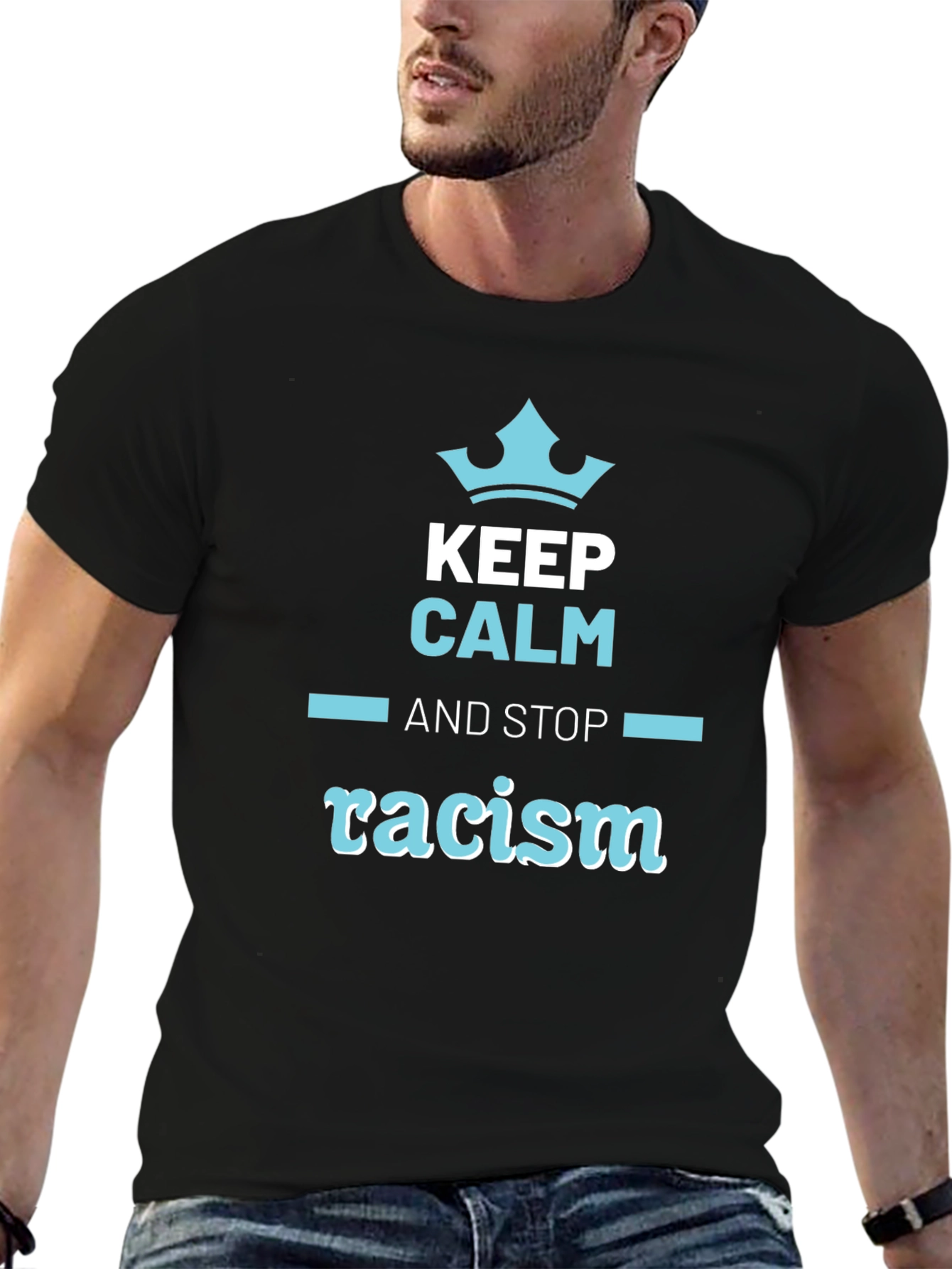 Keep Calm Stop Racism T-Shirt