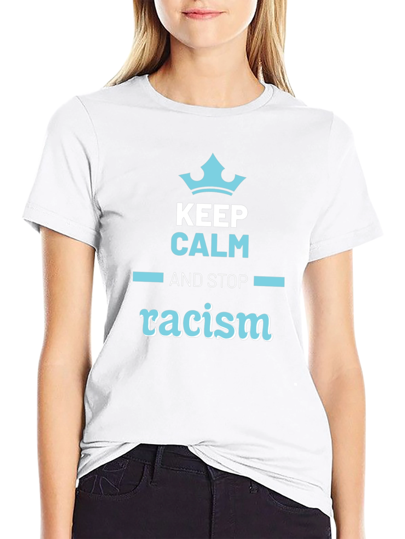 Keep Calm Stop Racism T-Shirt