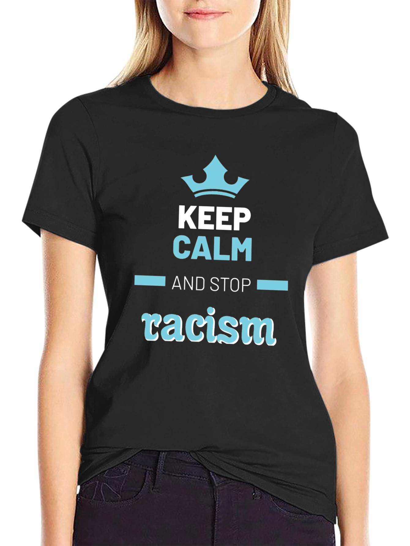 Keep Calm Stop Racism T-Shirt