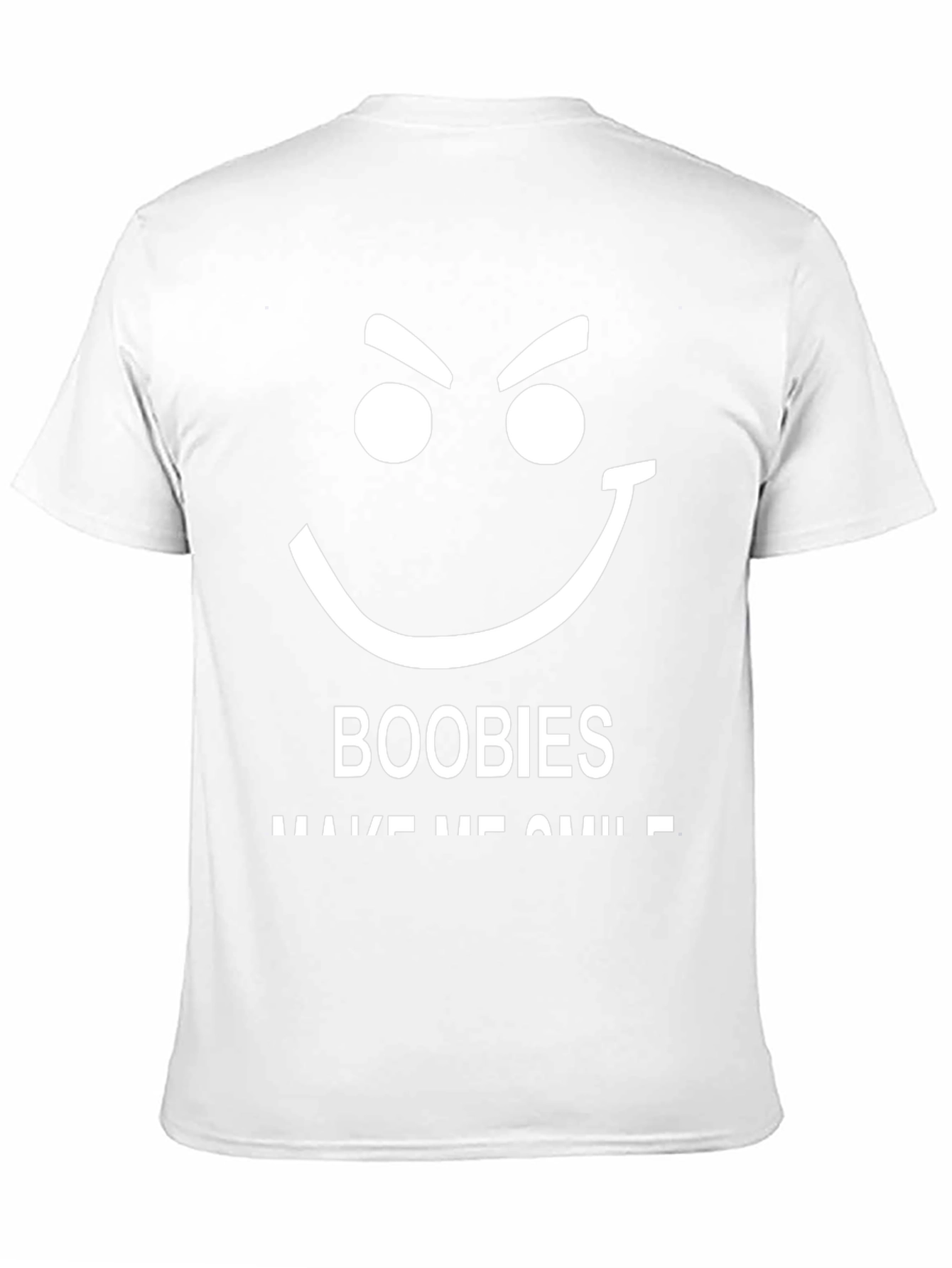 Funny Boobies Make Me Smile Black T-Shirt