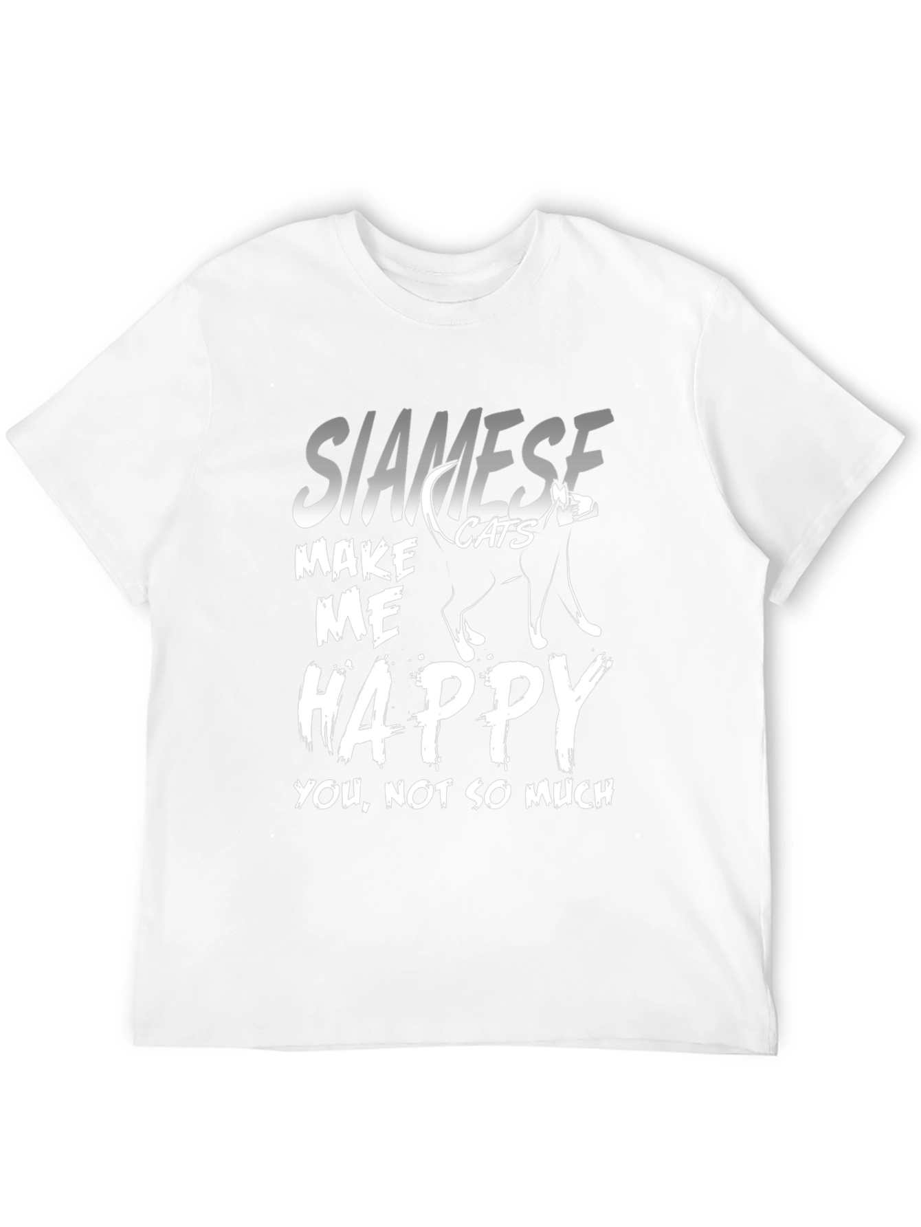 Siamese Cats Make Me Happy T-Shirt