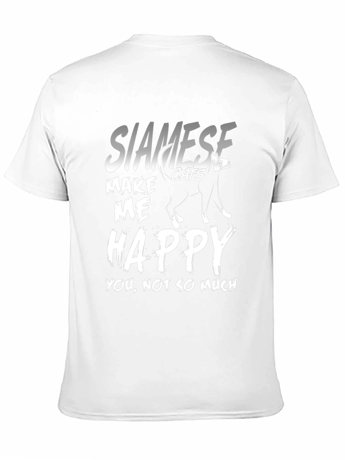 Siamese Cats Make Me Happy T-Shirt