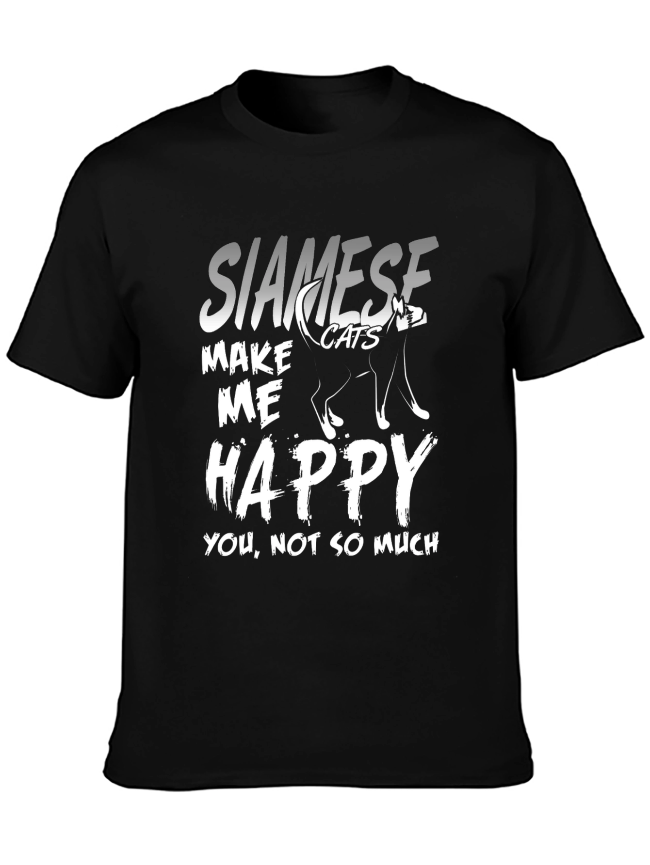 Siamese Cats Make Me Happy T-Shirt