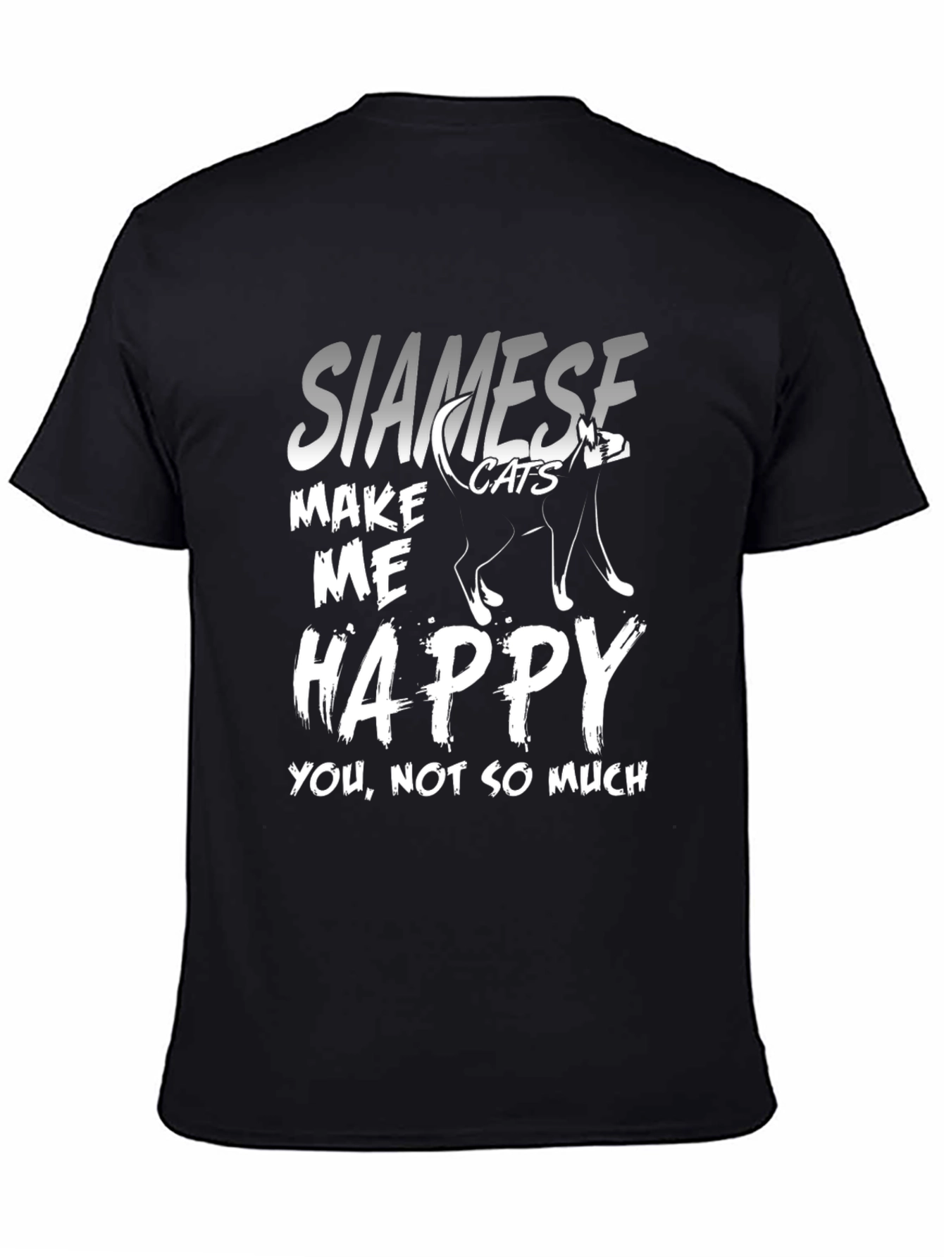 Siamese Cats Make Me Happy T-Shirt