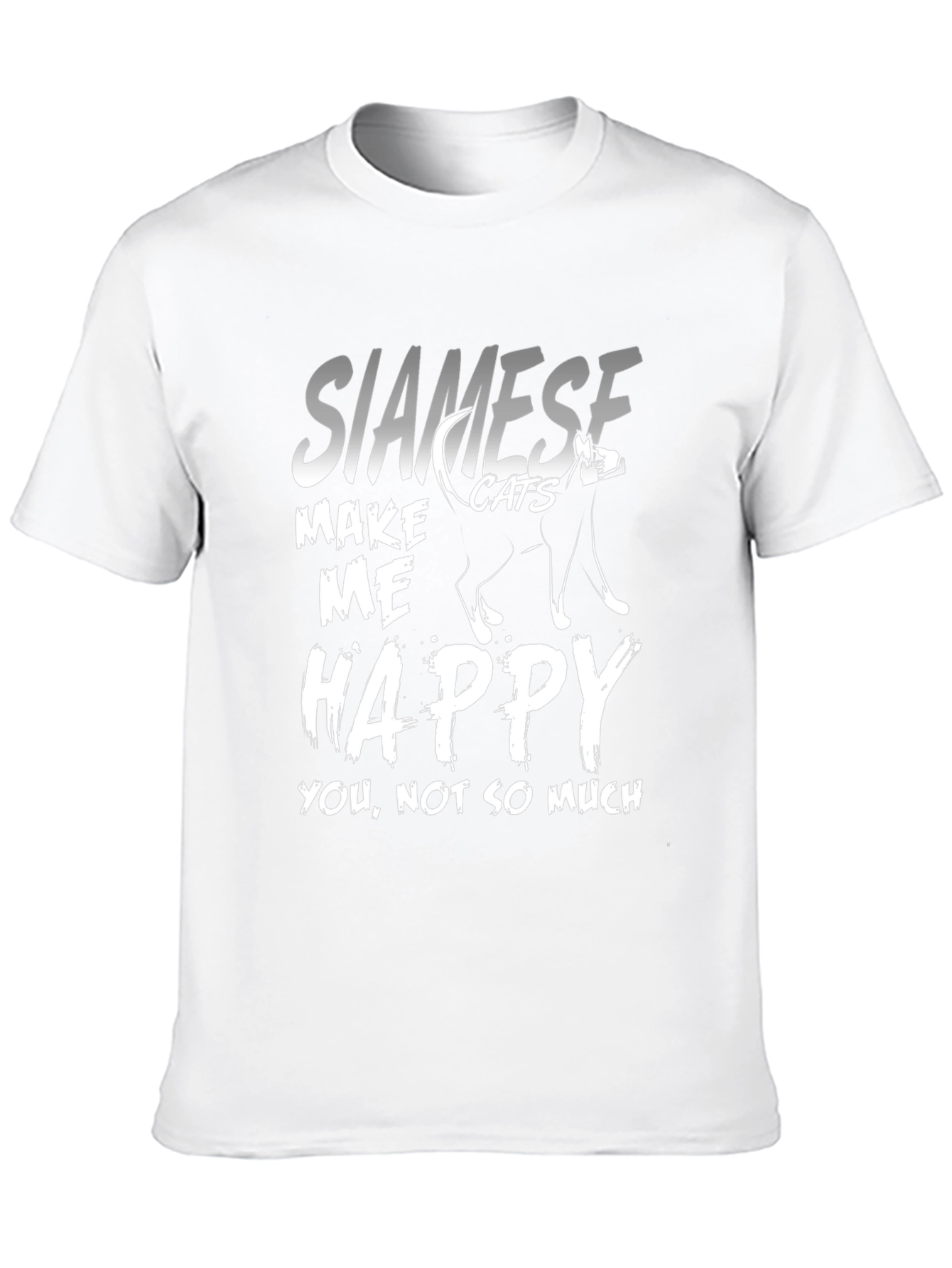 Siamese Cats Make Me Happy T-Shirt
