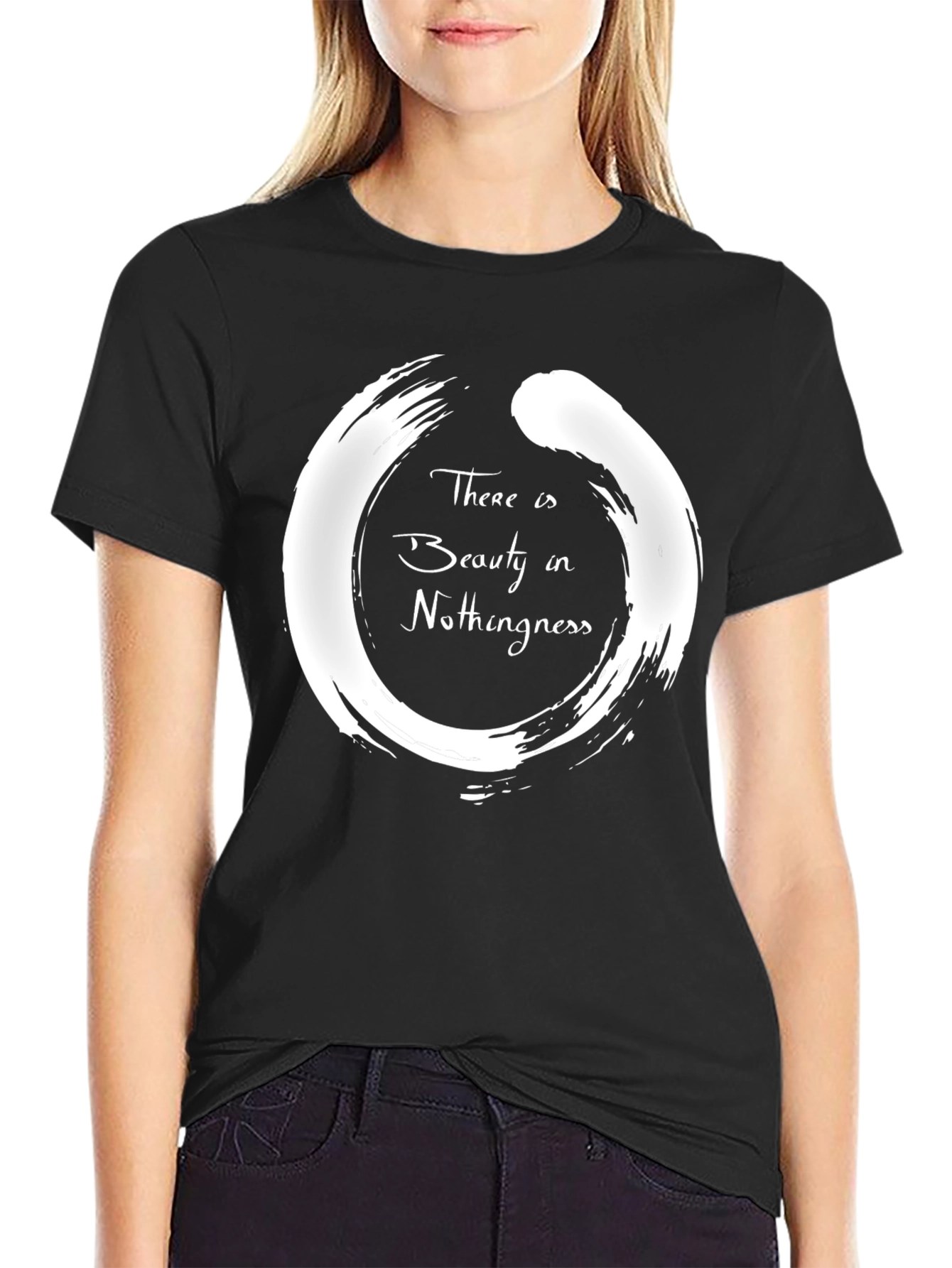 Zen Circle T-Shirt - Beauty in Nothingness