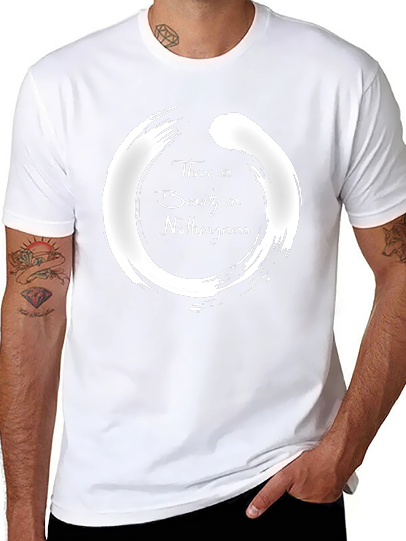 Zen Circle T-Shirt - Beauty in Nothingness