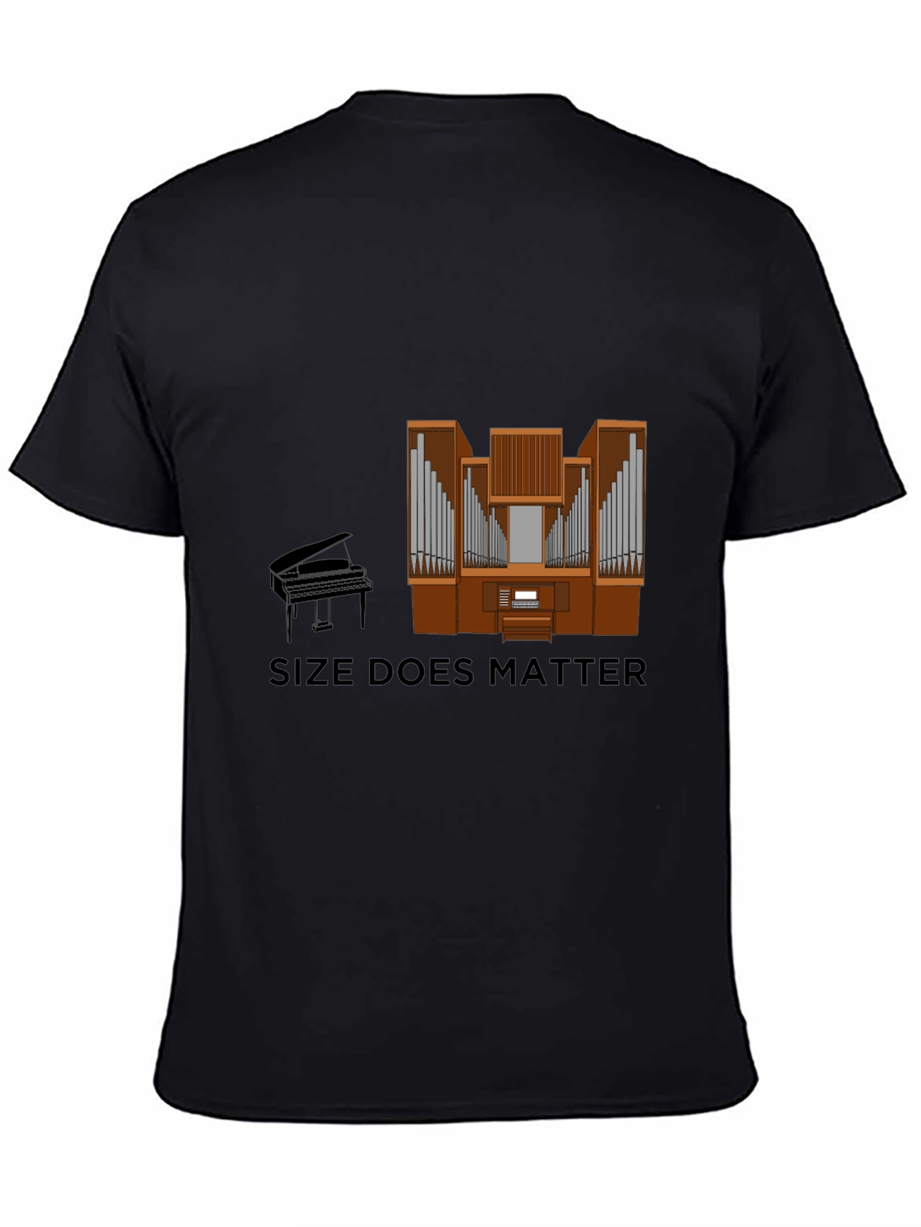 Size Does Matter Piano Organ T-Shirt
