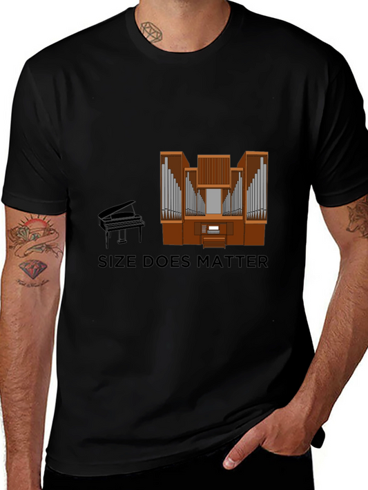 Size Does Matter Piano Organ T-Shirt