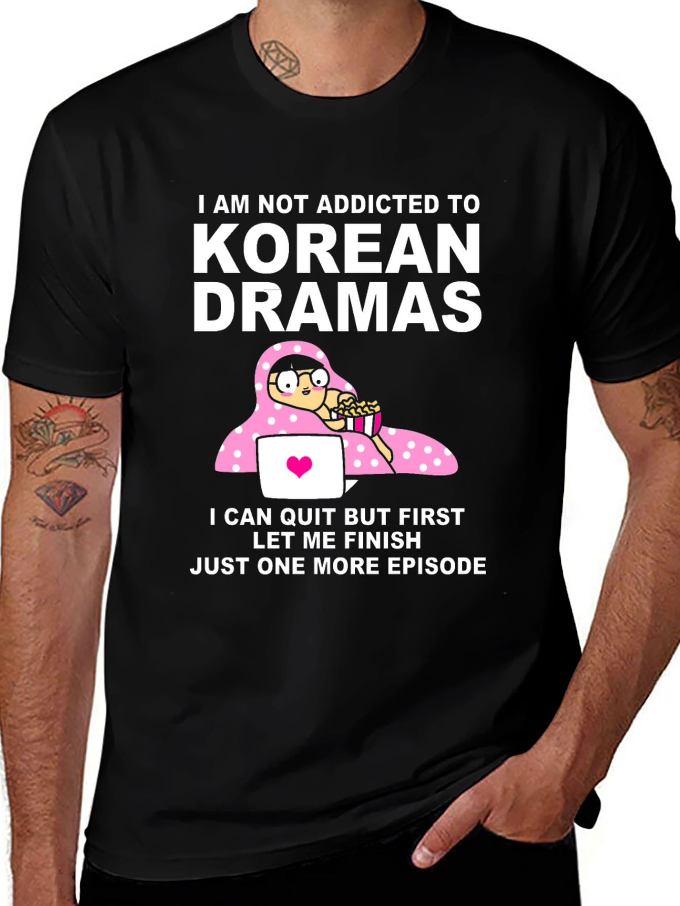 Korean Drama Addict Funny T-Shirt