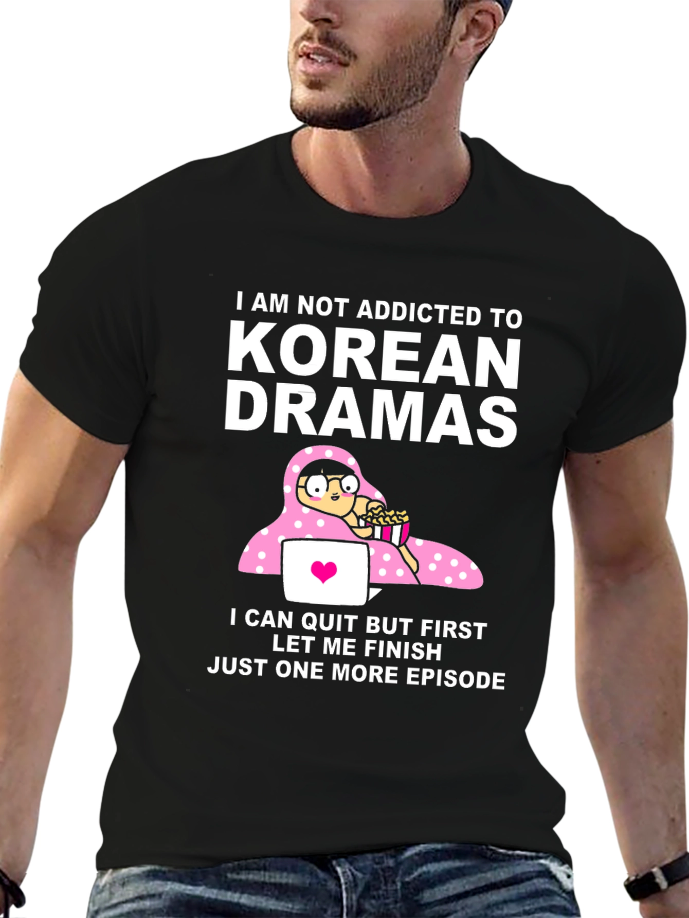 Korean Drama Addict Funny T-Shirt