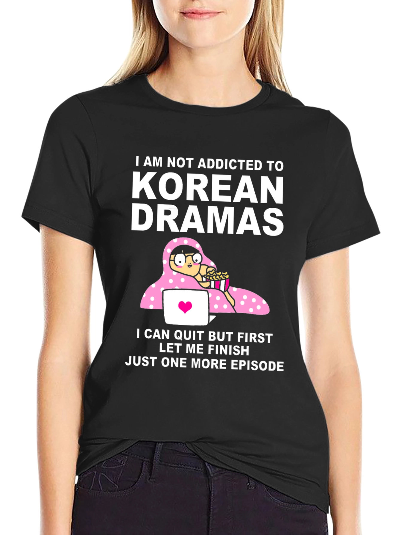 Korean Drama Addict Funny T-Shirt