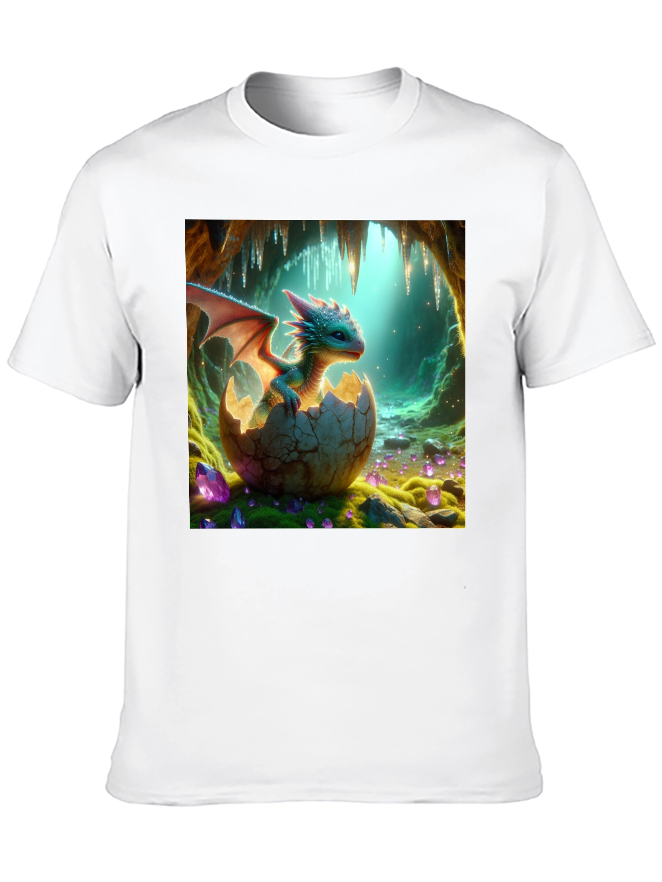 Dragon Hatchling T-Shirt: Mythical Creature Design