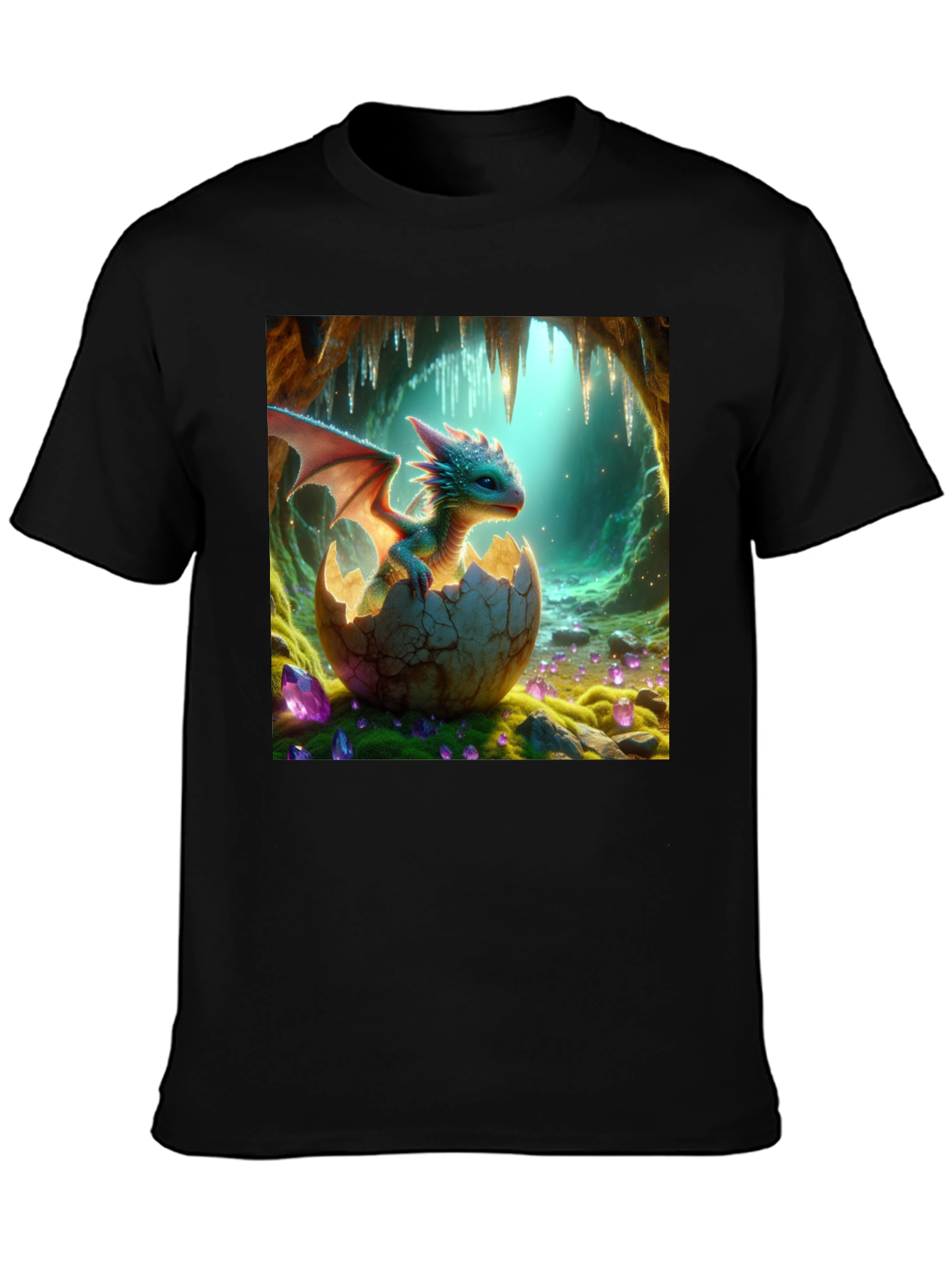 Dragon Hatchling T-Shirt: Mythical Creature Design