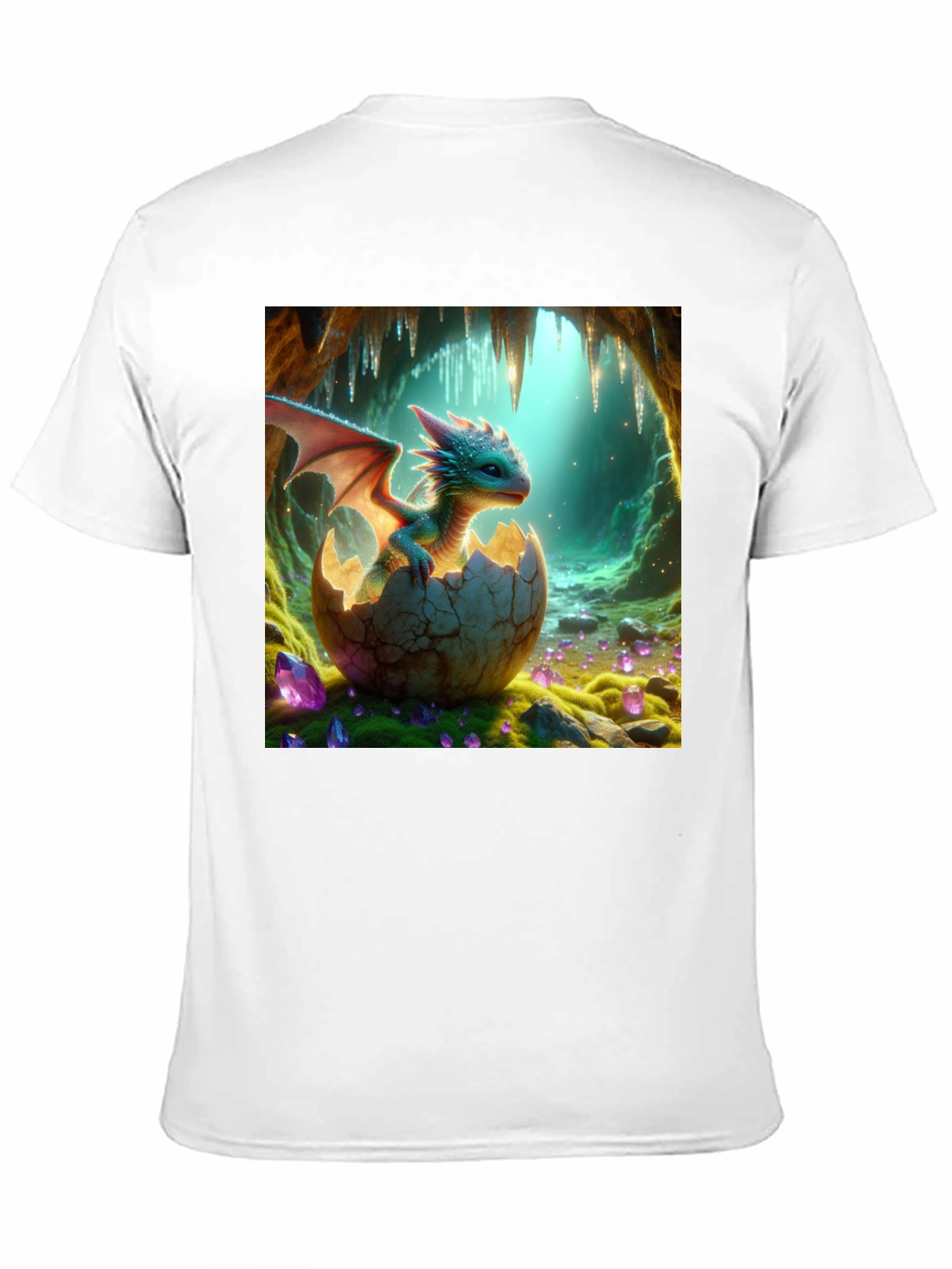 Dragon Hatchling T-Shirt: Mythical Creature Design