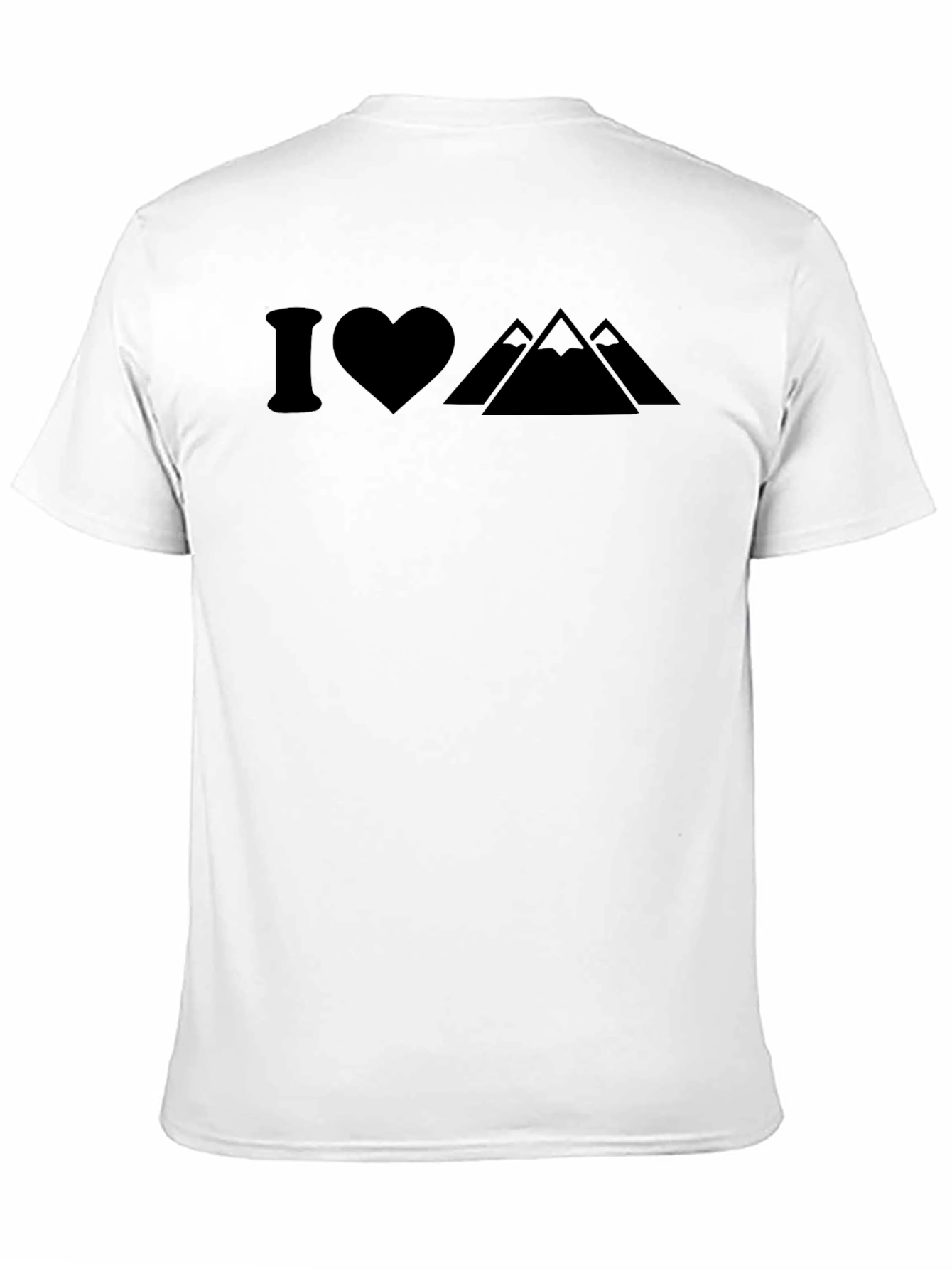 I Heart Mountains Graphic Tee - Black