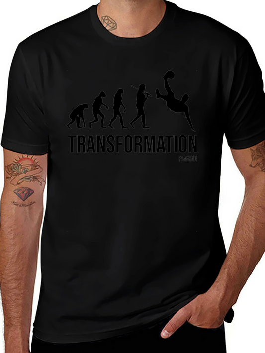 Evolution Soccer T-Shirt - Transformation Graphic Tee