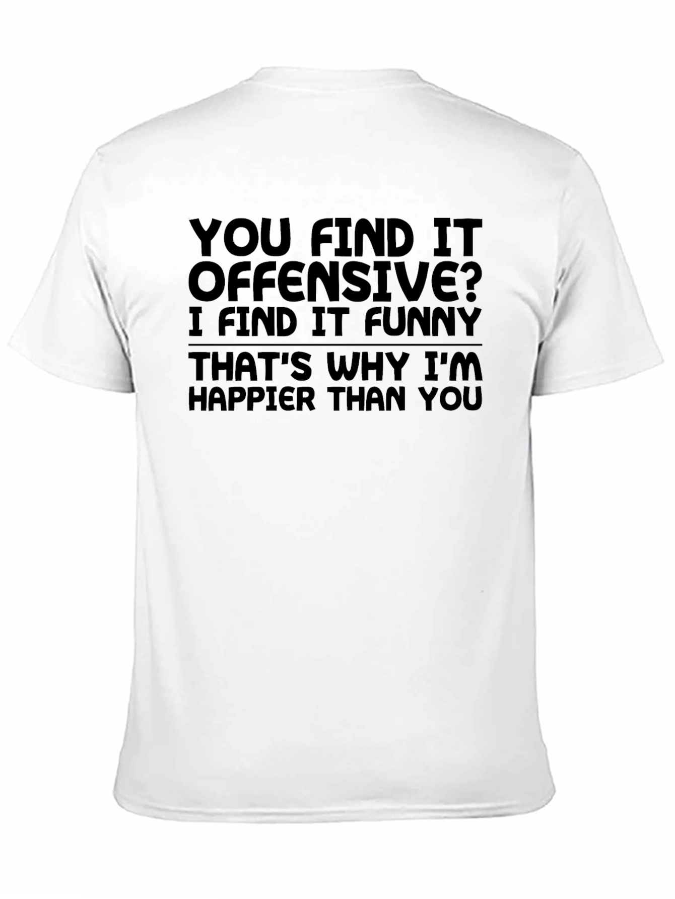 Offensive? Funny? Black Humor T-Shirt