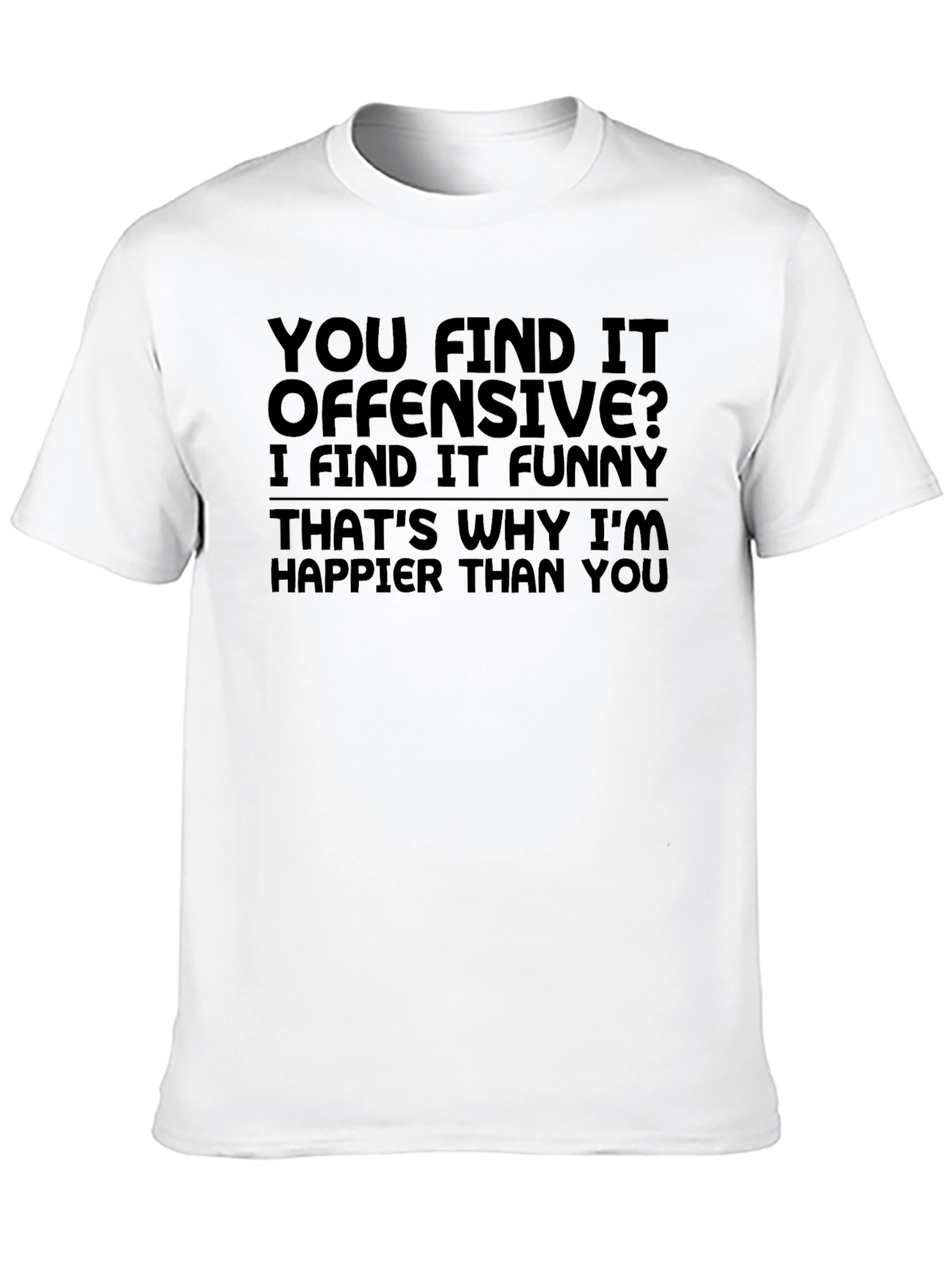 Offensive? Funny? Black Humor T-Shirt