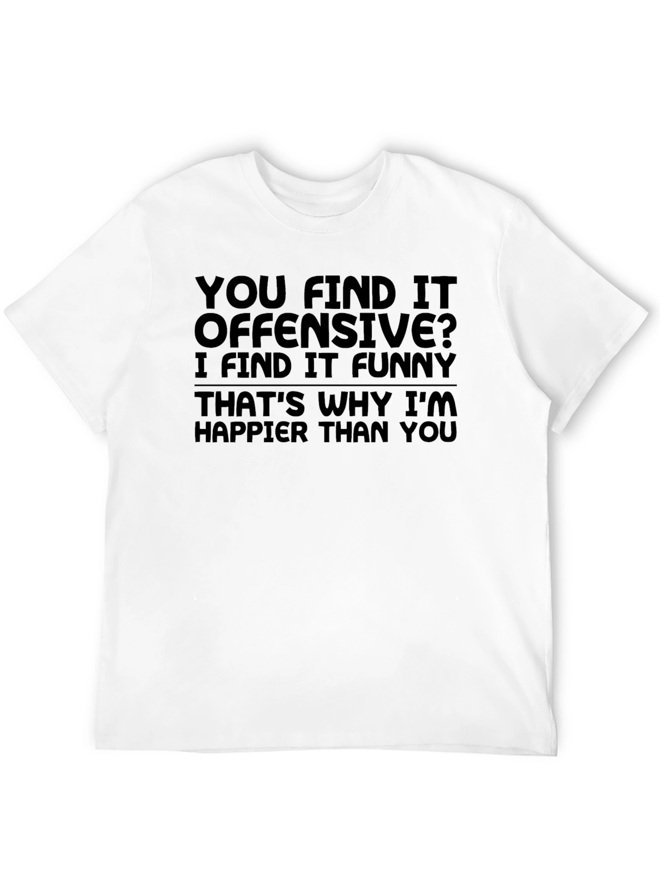 Offensive? Funny? Black Humor T-Shirt