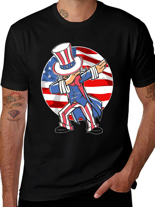 Patriotic Uncle Sam Dabbing T-Shirt