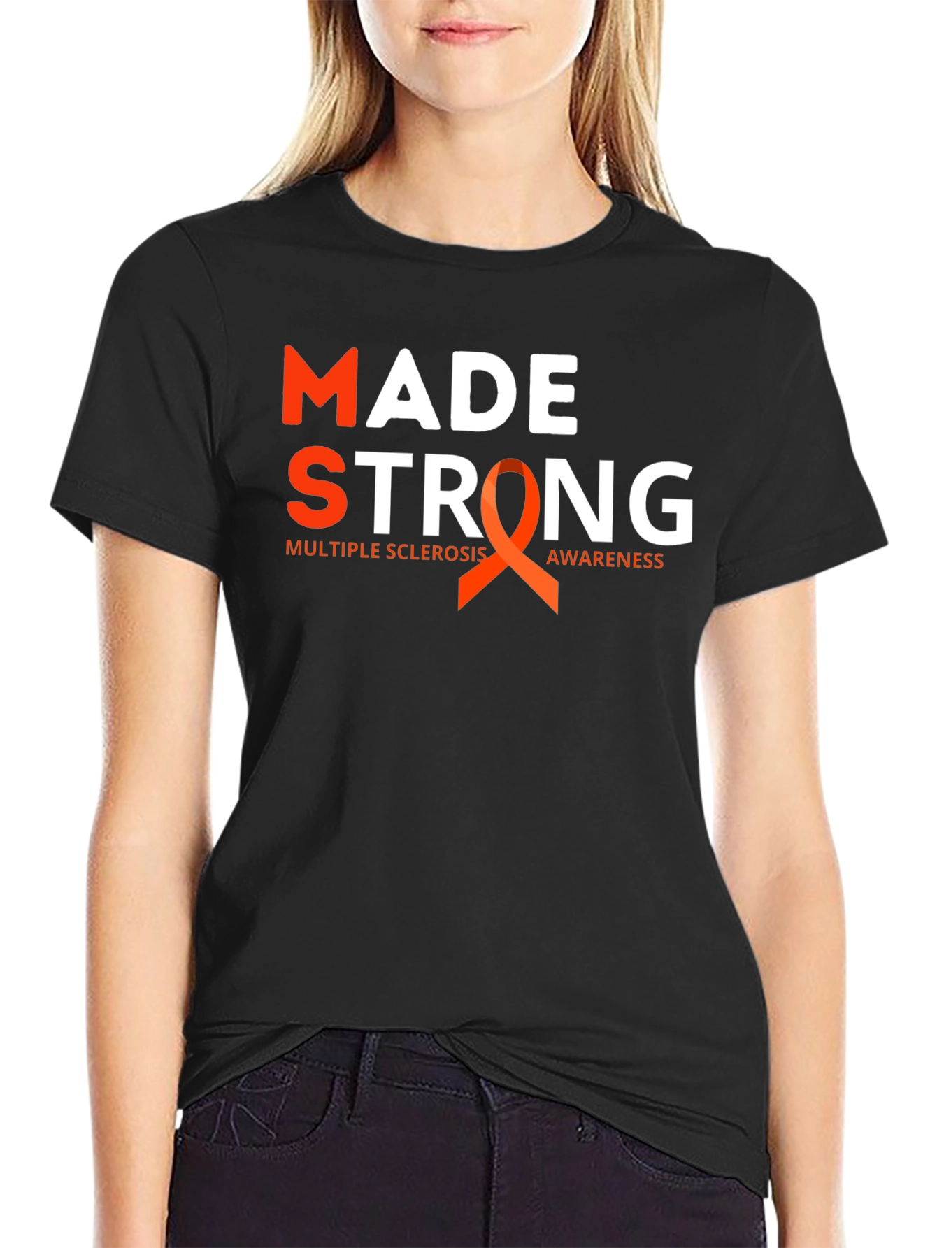 Multiple Sclerosis Awareness T-Shirt - Made Strong