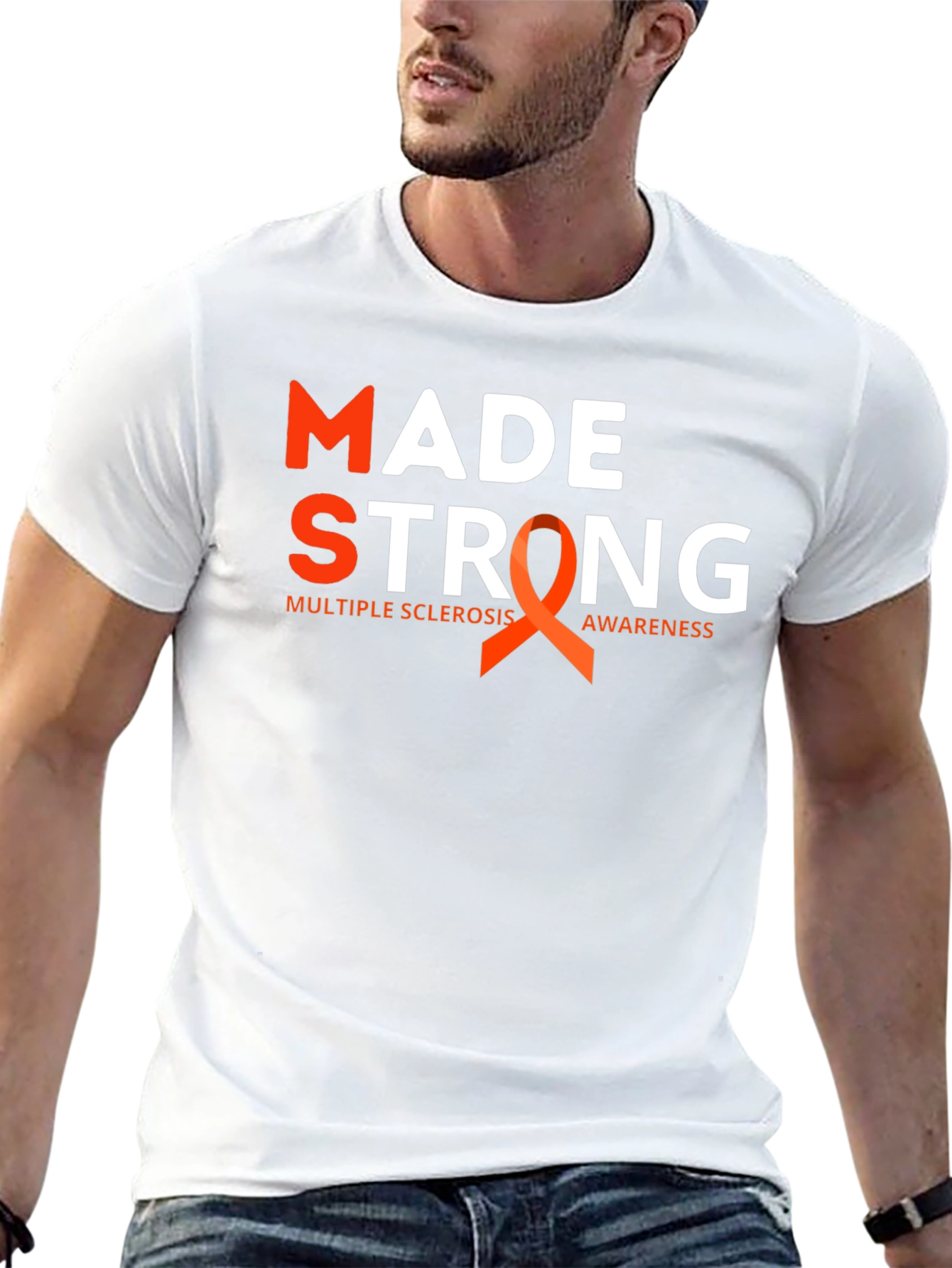 Multiple Sclerosis Awareness T-Shirt - Made Strong