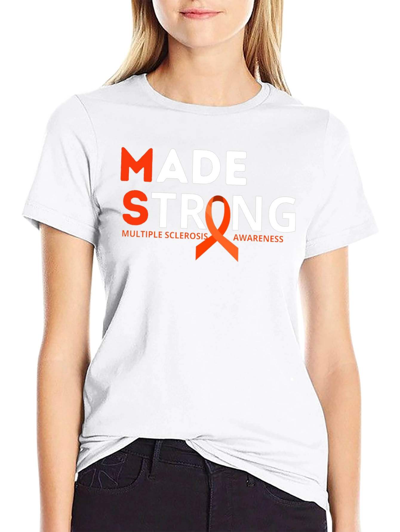 Multiple Sclerosis Awareness T-Shirt - Made Strong