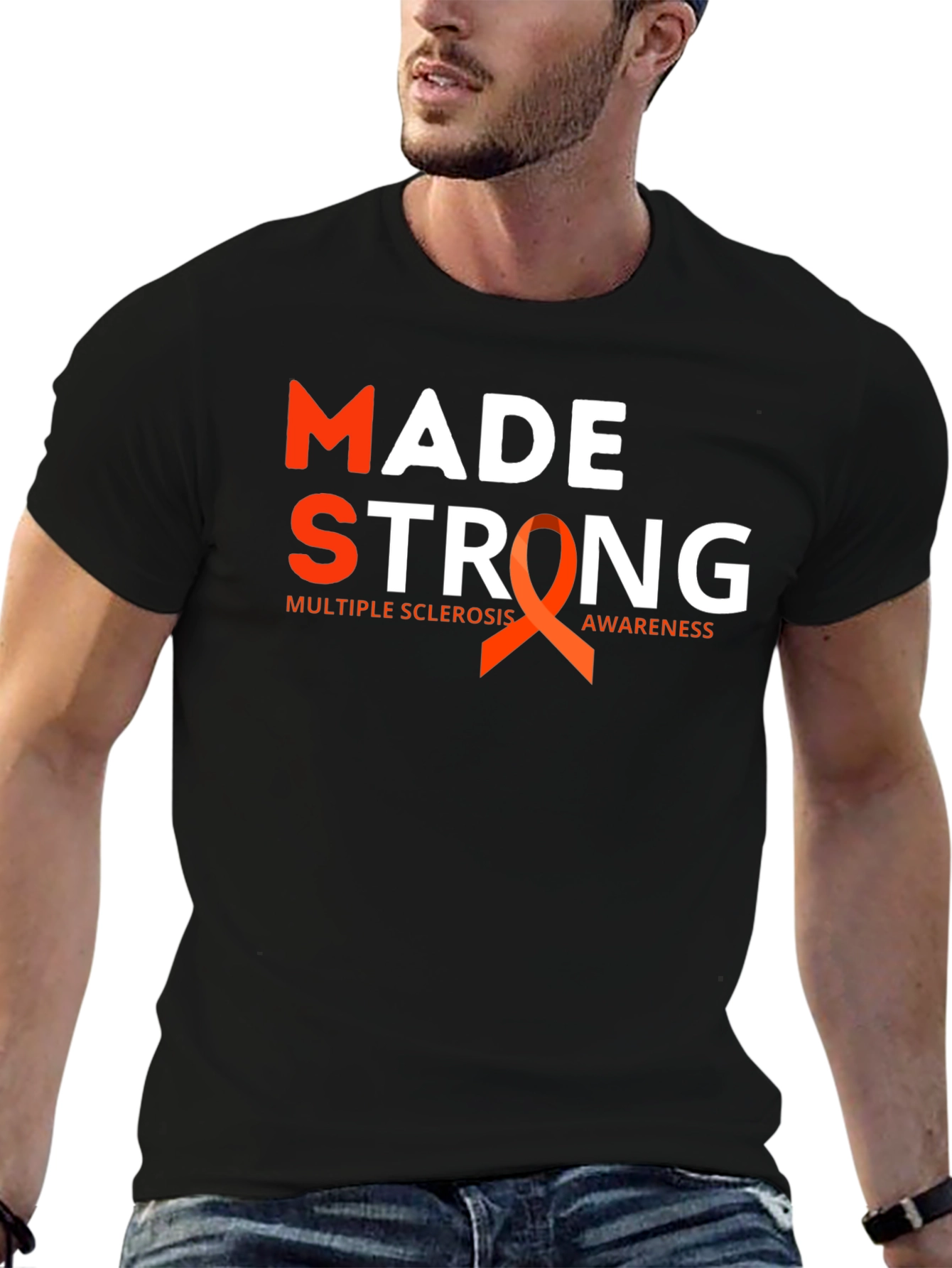 Multiple Sclerosis Awareness T-Shirt - Made Strong