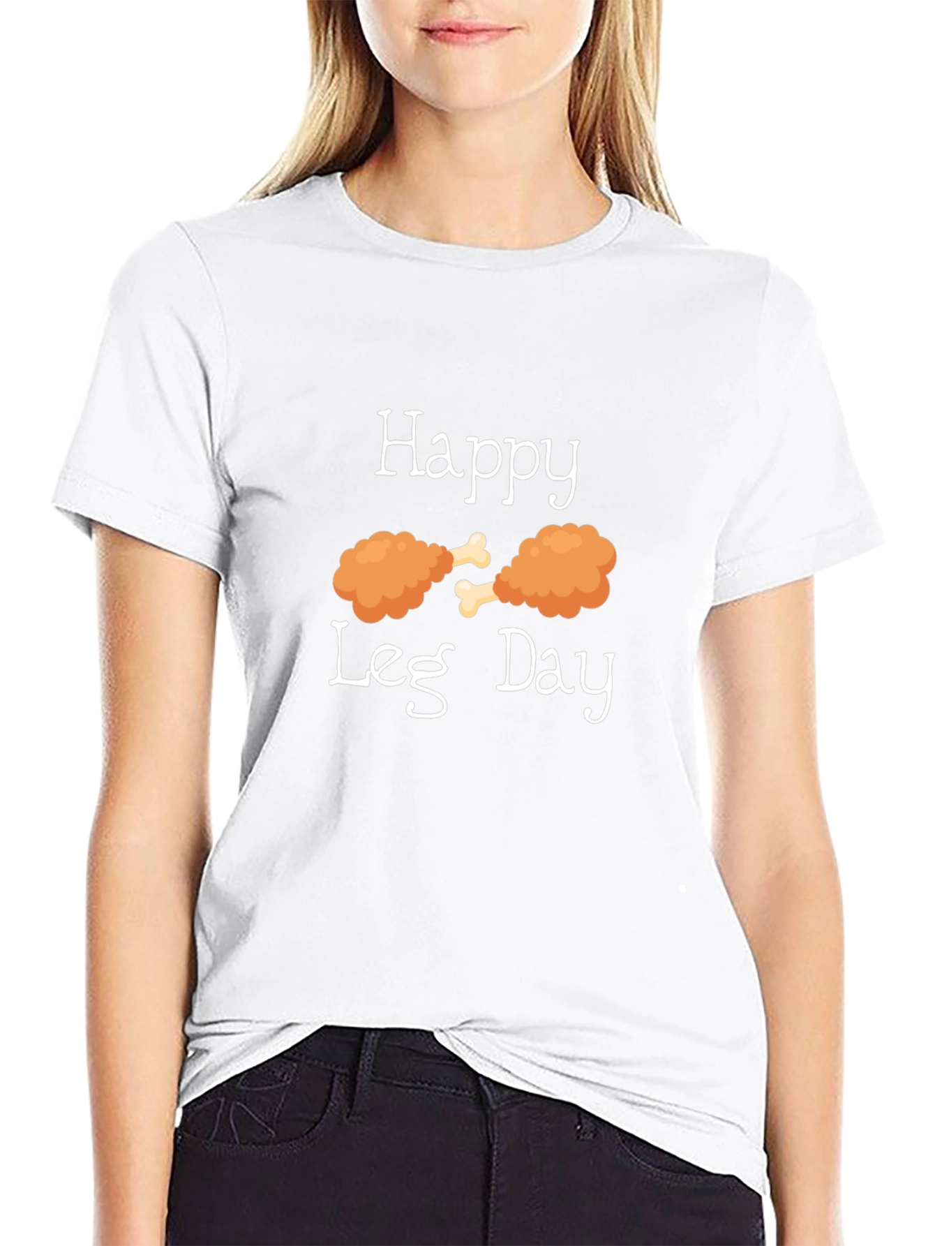 Happy Leg Day Graphic T-Shirt